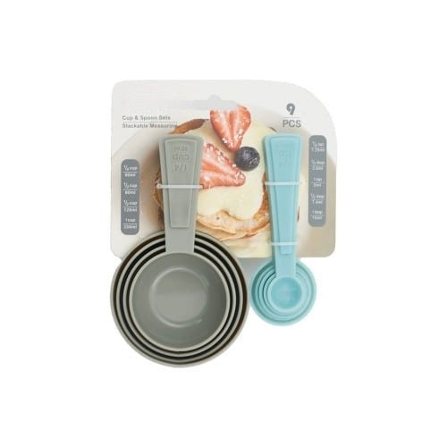 Essential 10 Piece Measuring Cups and Spoons Set- Baking and Cooking Tool