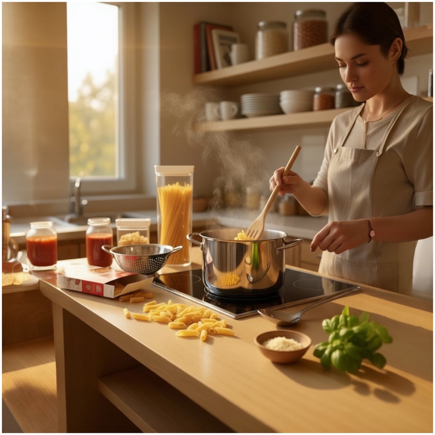 Modern Airtight Kitchen Storage Jar Set - 6 Piece