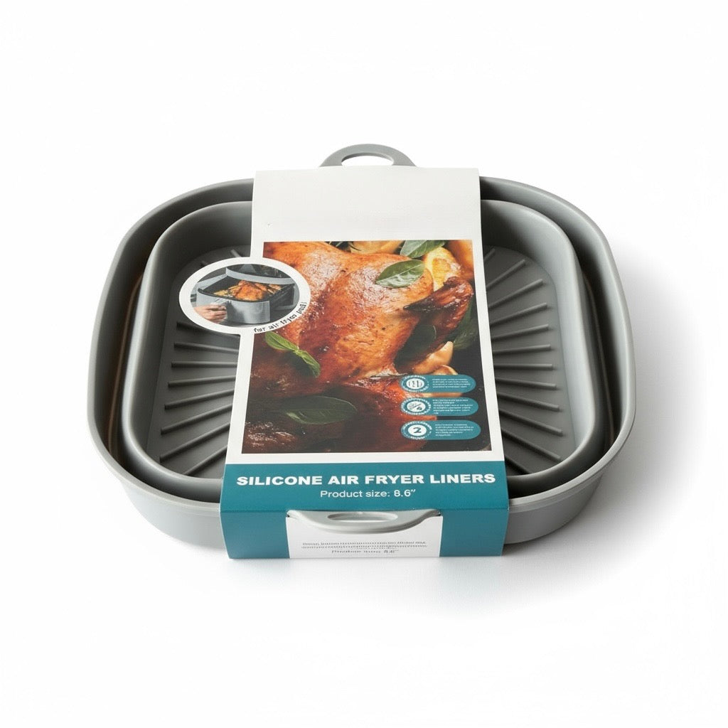 Reusable Silicone Air Fryer Liner – High-Quality, Non-Stick & Heat-Resistant
