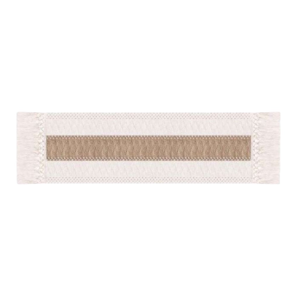 Handcrafted Boho Macramé Table Runner – Natural Cotton, Cream & Brown