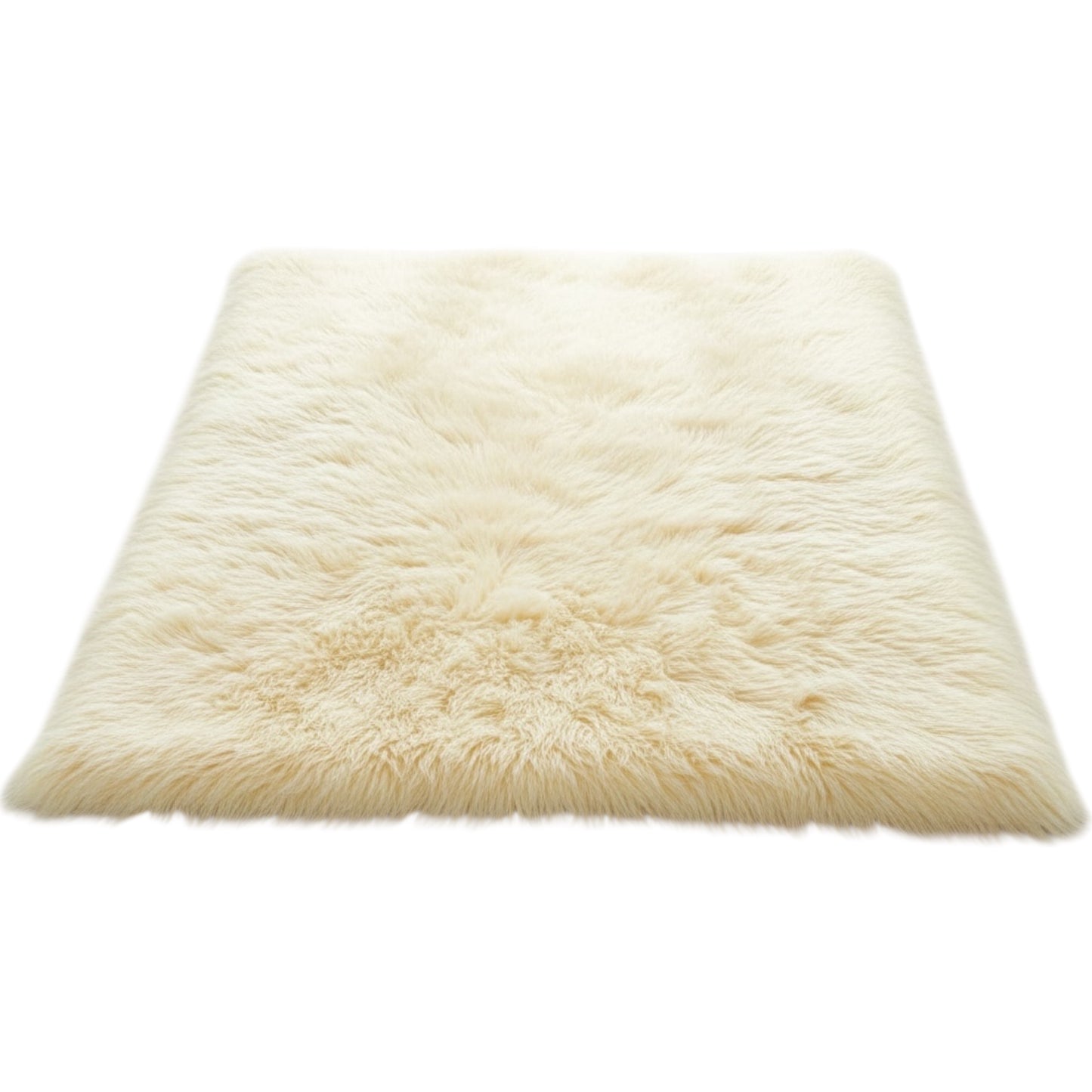 Elegant Fluffy Area Rug – 120 × 180 cm | Plush Faux Fur with Suede Backing