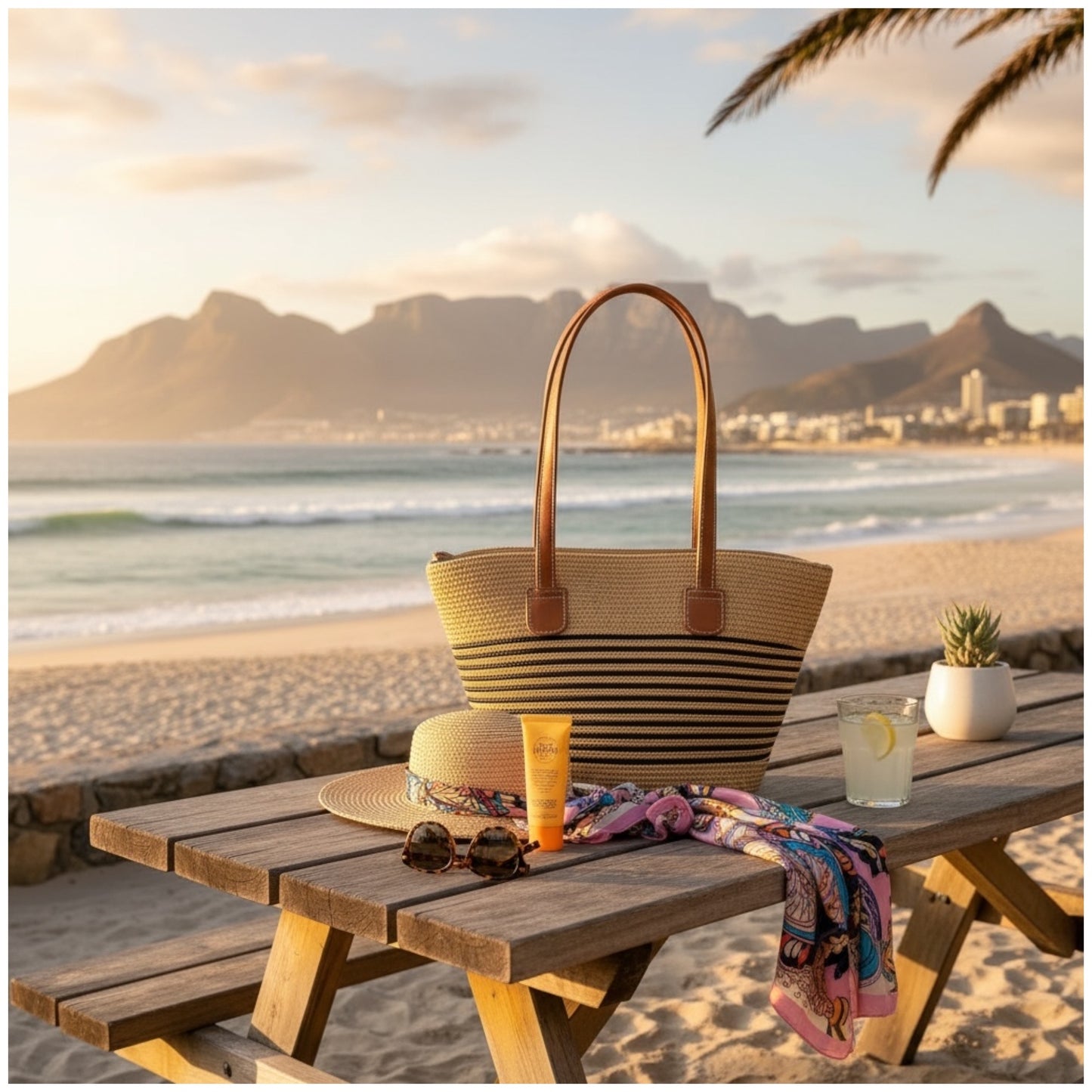 Striped Woven Tote Bag – Stylish, Lightweight and Everyday Luxury