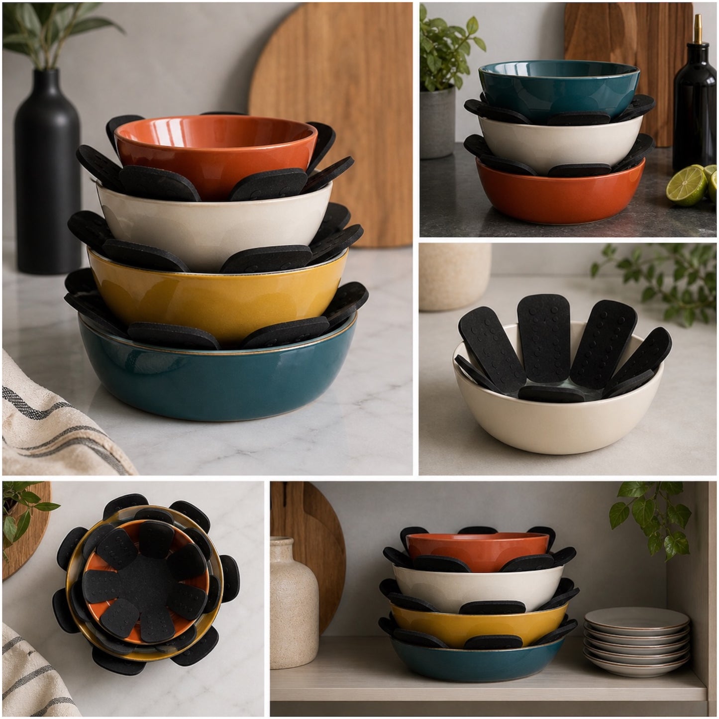 Essential Silicone Pot Pan Protector - 40cm - Pot, Plate or Bowl Stack Pad