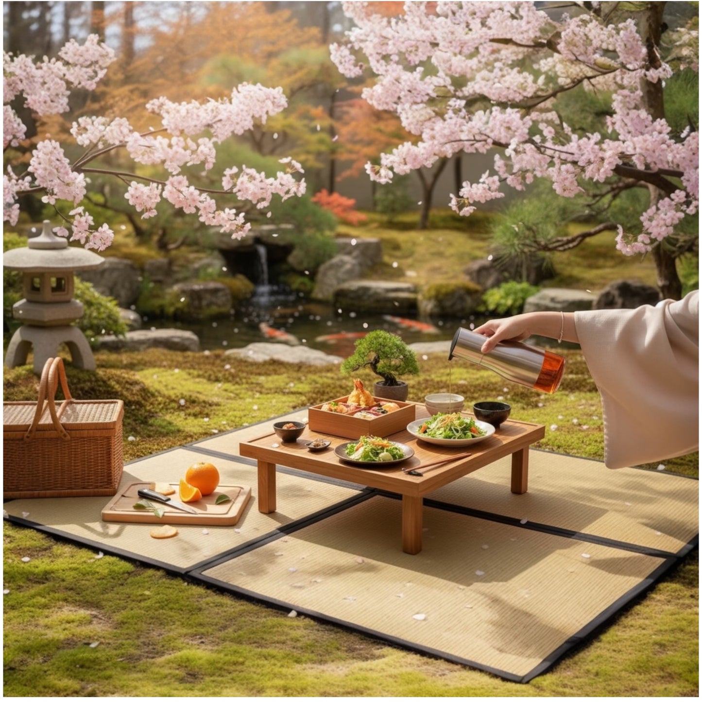 Stainless Steel & Glass Oil Bottle – 320 ml Non-Drip Dispenser