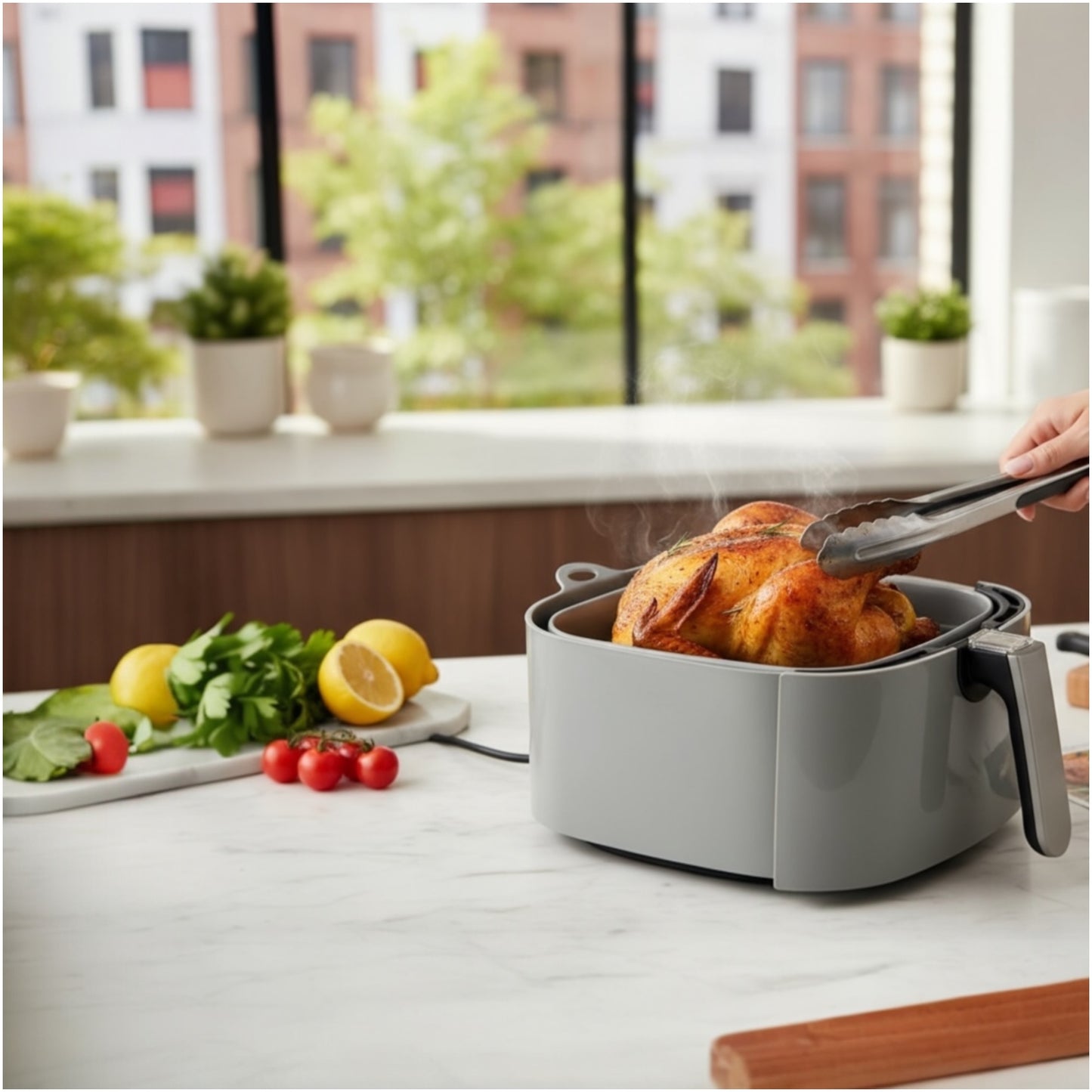 Reusable Silicone Air Fryer Liner – High-Quality, Non-Stick & Heat-Resistant