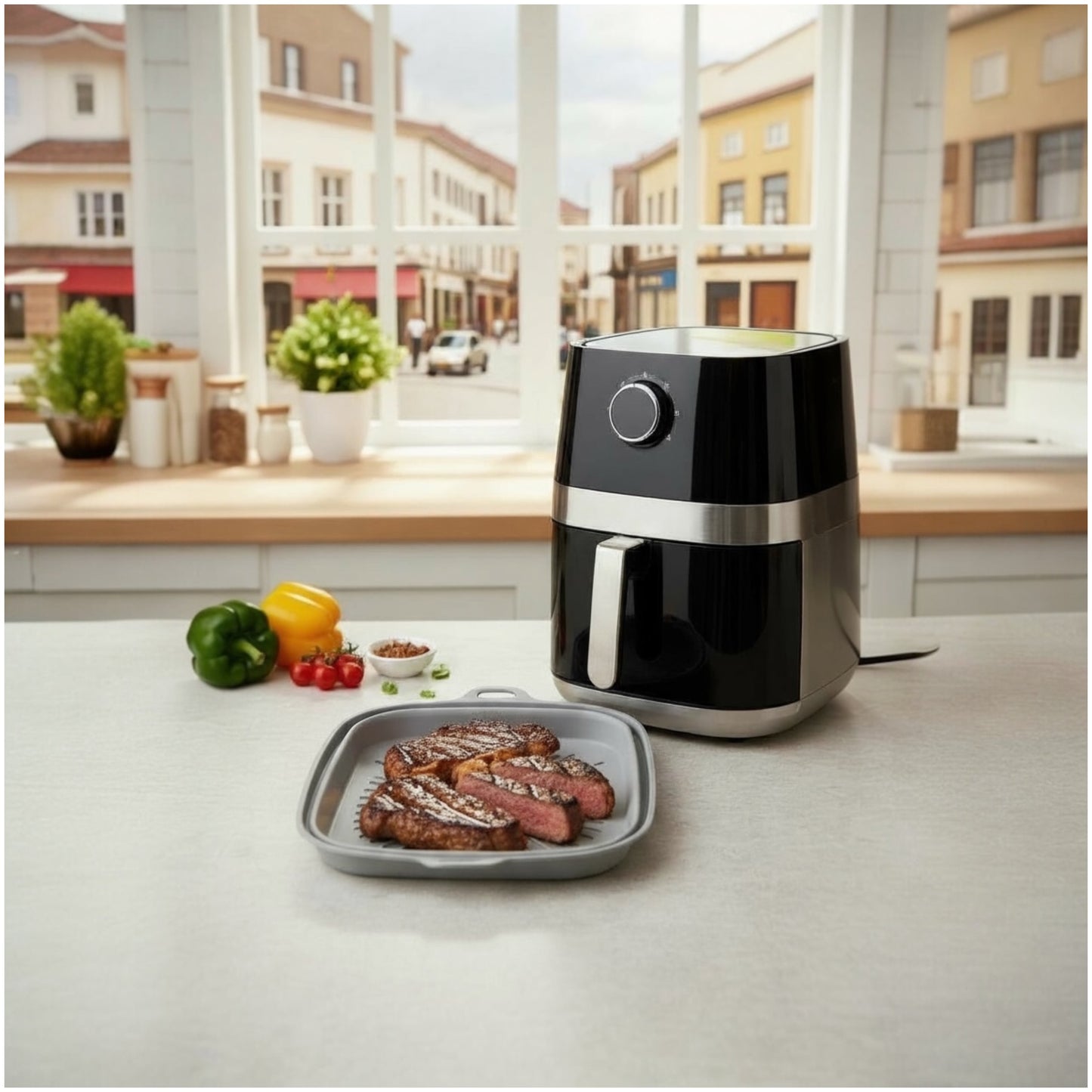 Reusable Silicone Air Fryer Liner – High-Quality, Non-Stick & Heat-Resistant