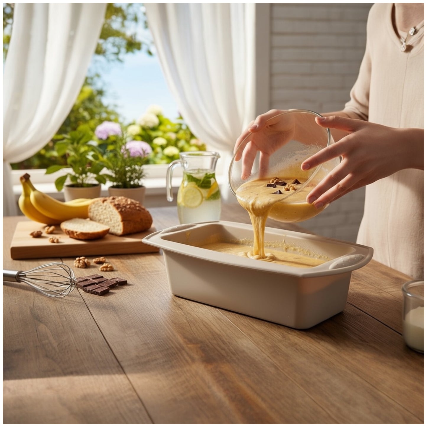 Re-Usable Non-Stick Silicone Loaf Pan – Heat Resistant, Flexible & Easy to Clean