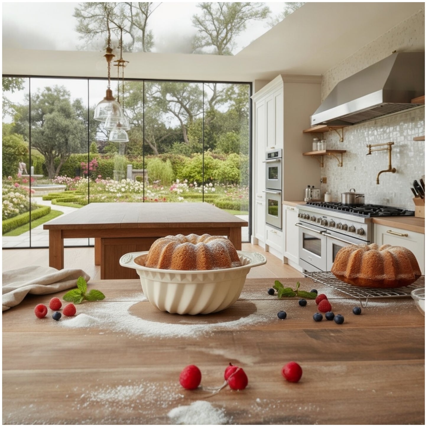 Premium Non-Stick Silicone Cake Mould – Classic Bundt Shape for Perfect Baking Every Time