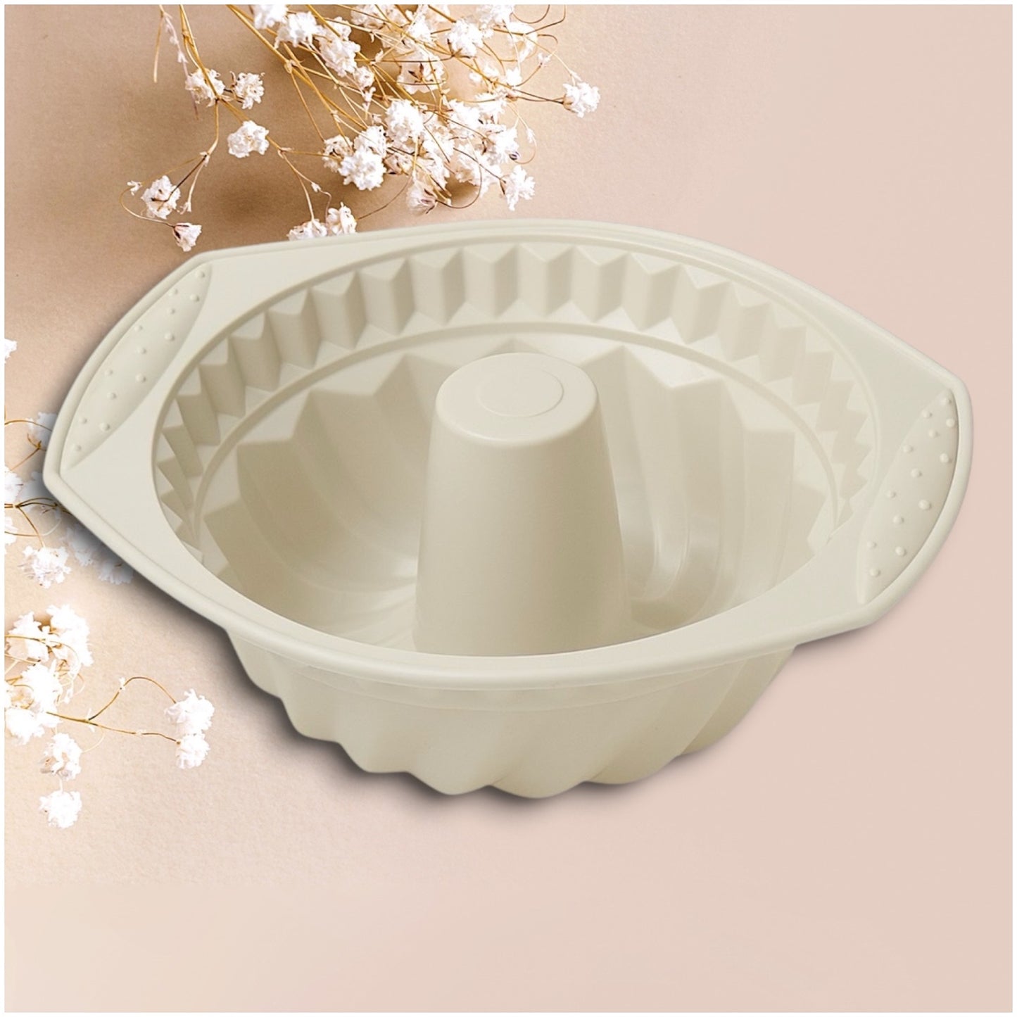 Premium Non-Stick Silicone Cake Mould – Classic Bundt Shape for Perfect Baking Every Time