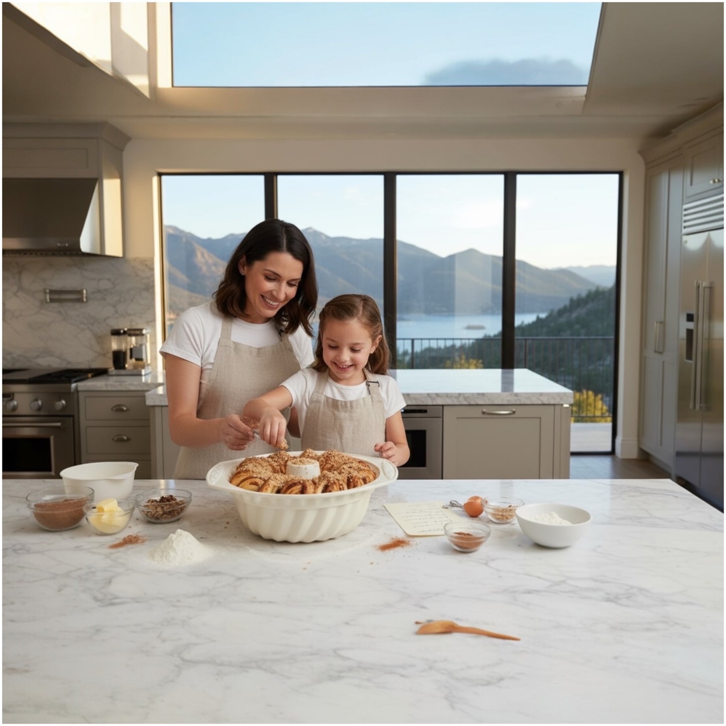 Premium Non-Stick Silicone Cake Mould – Classic Bundt Shape for Perfect Baking Every Time