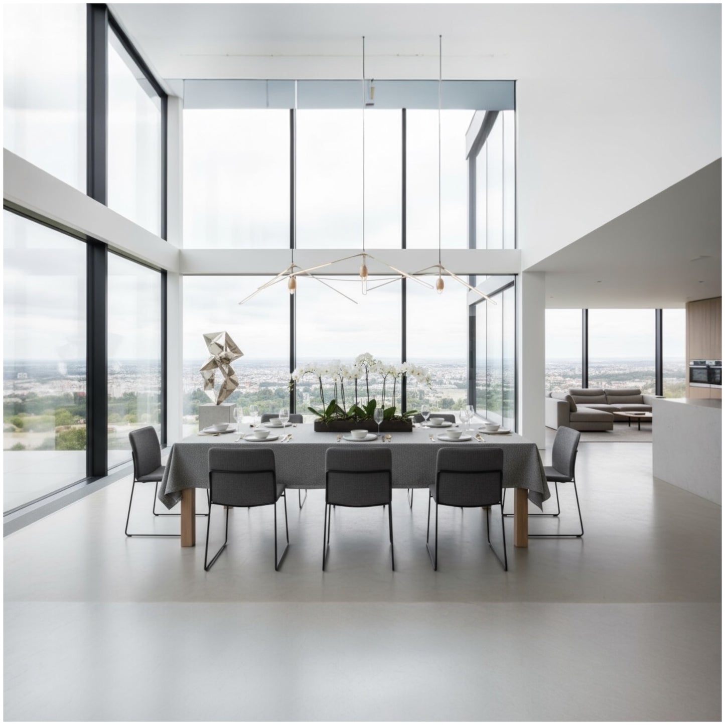 Luxury Grey Tablecloth – Elegant, Durable & Perfect for Every Occasion