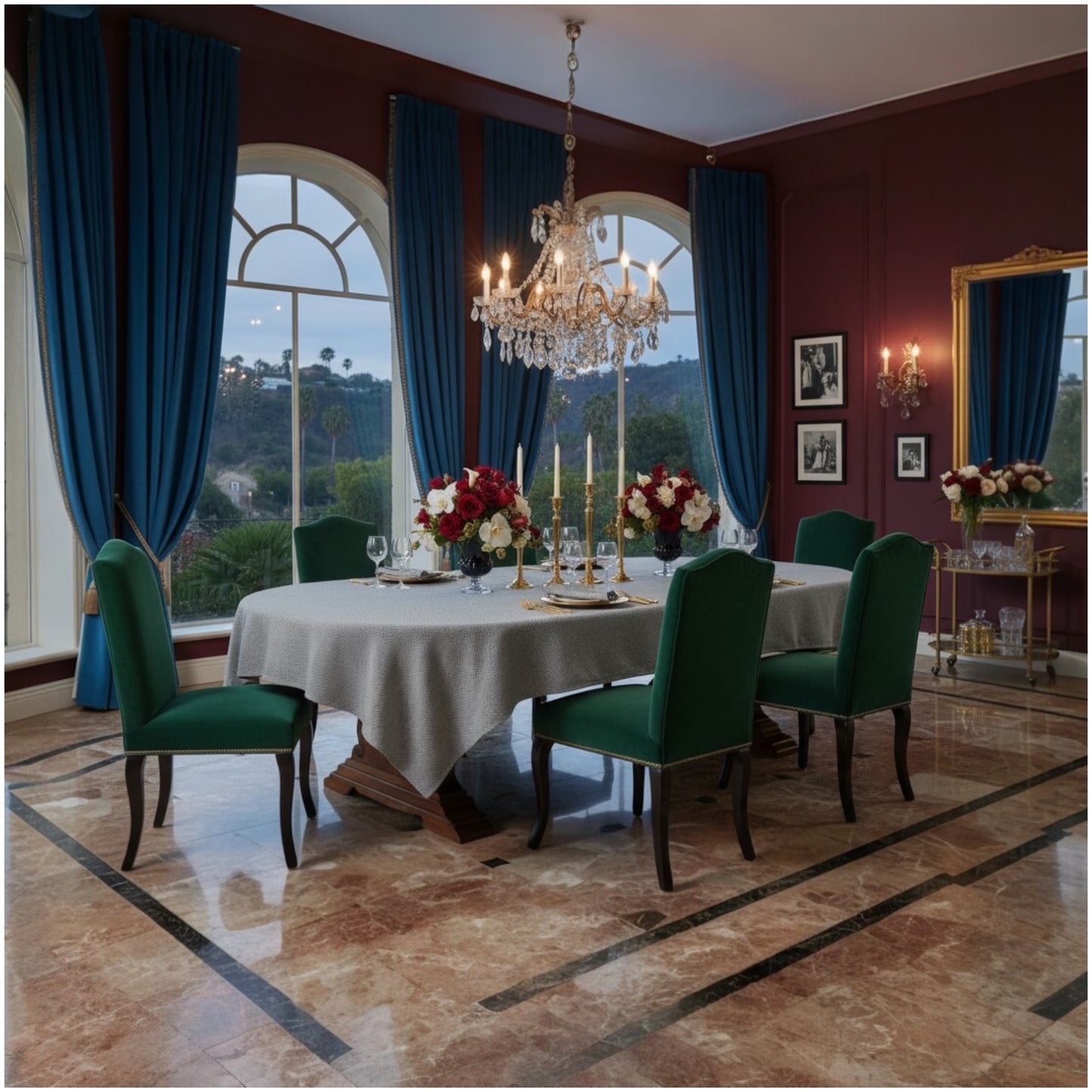 Luxury Grey Tablecloth – Elegant, Durable & Perfect for Every Occasion