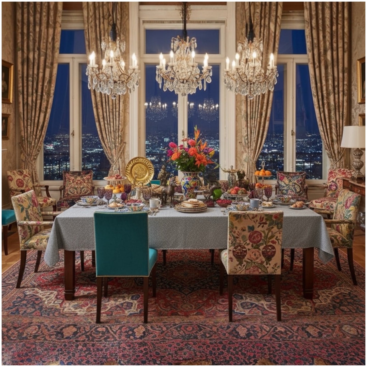 Luxury Grey Tablecloth – Elegant, Durable & Perfect for Every Occasion