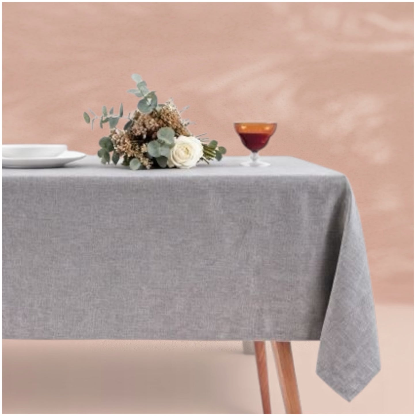 Luxury Grey Tablecloth – Elegant, Durable & Perfect for Every Occasion