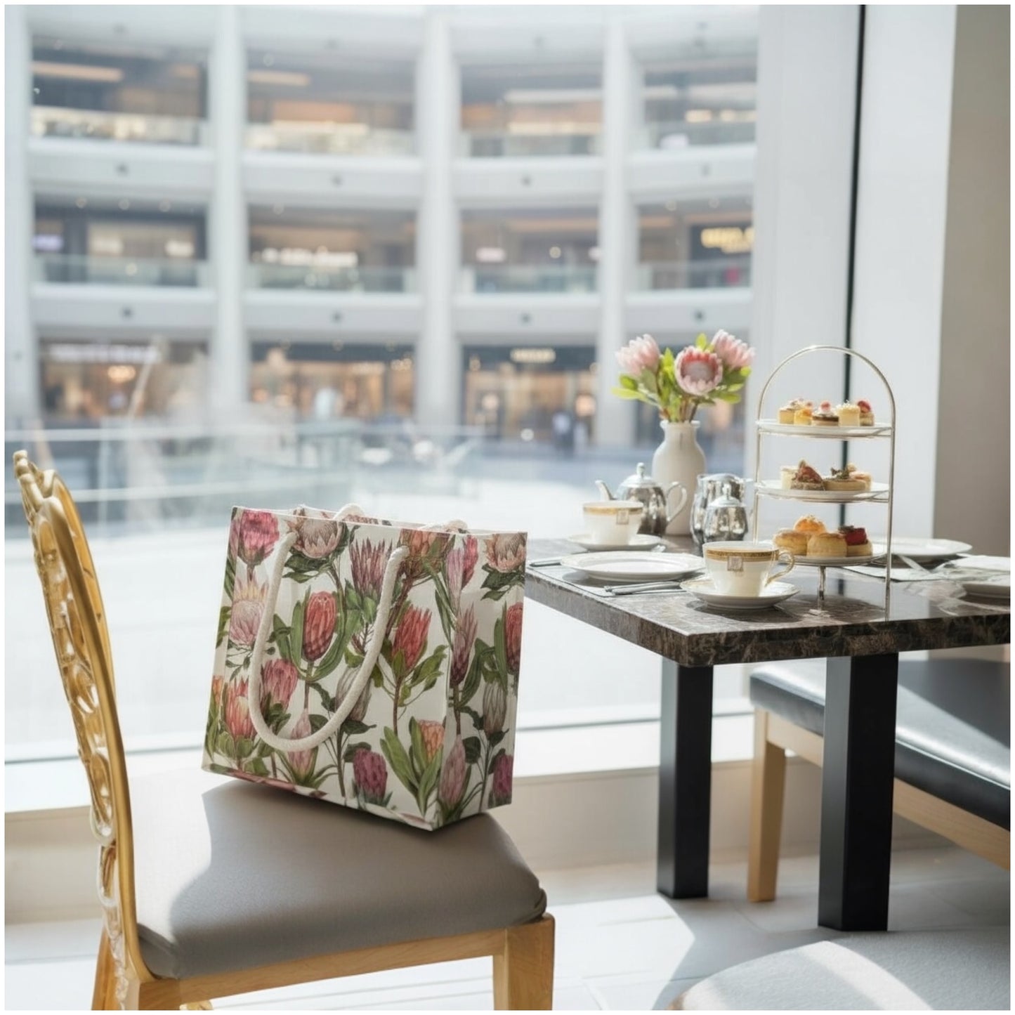 Protea Bloom Shopper Bag – South Africa’s Iconic Floral Tote