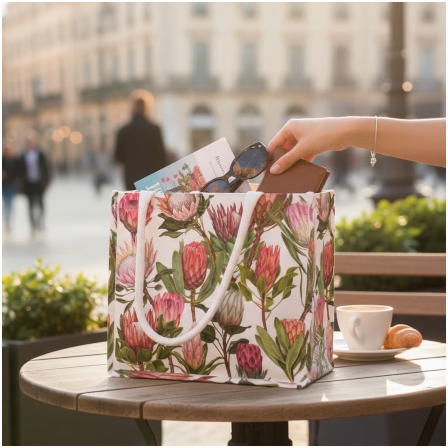 Protea Bloom Shopper Bag – South Africa’s Iconic Floral Tote