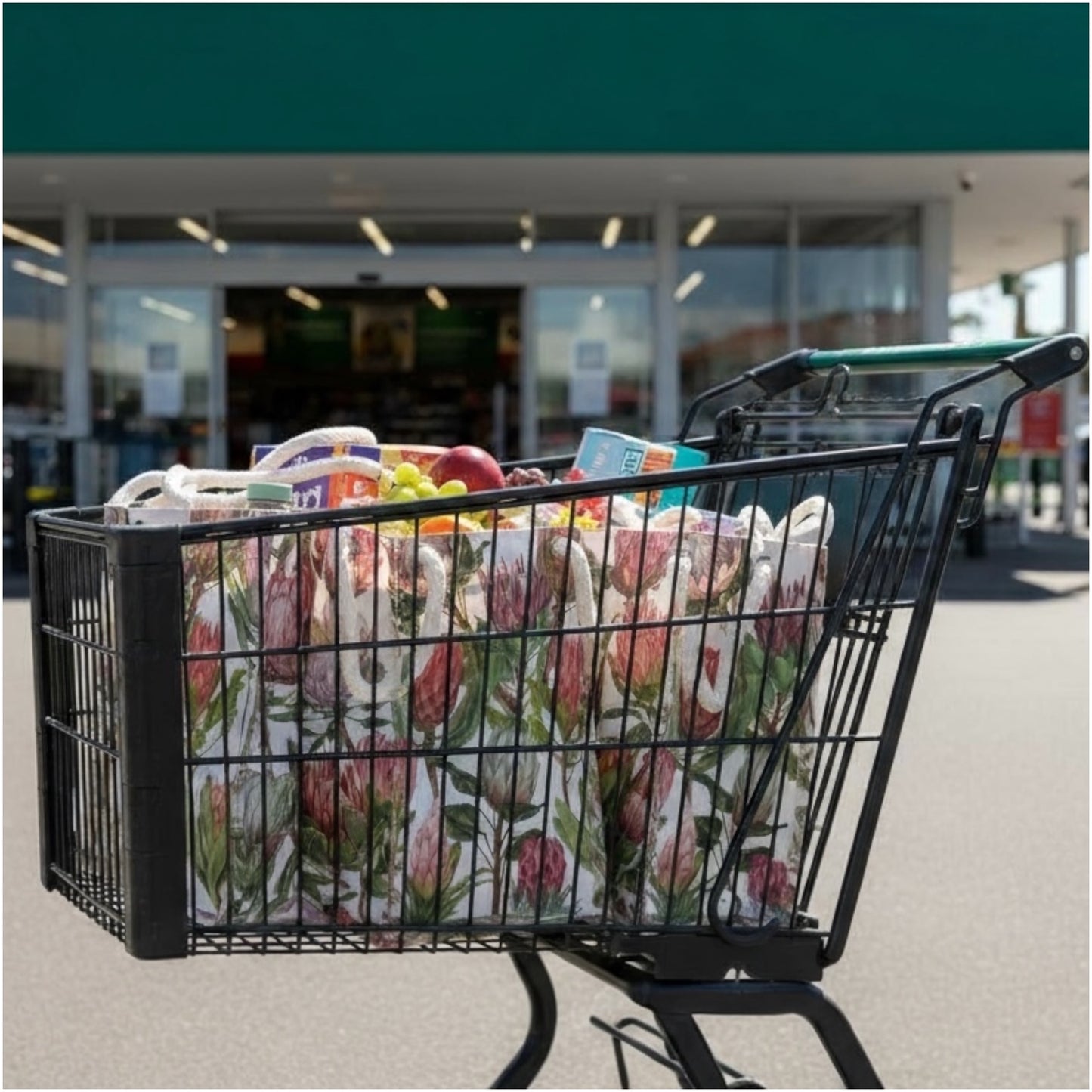 Protea Bloom Shopper Bag – South Africa’s Iconic Floral Tote