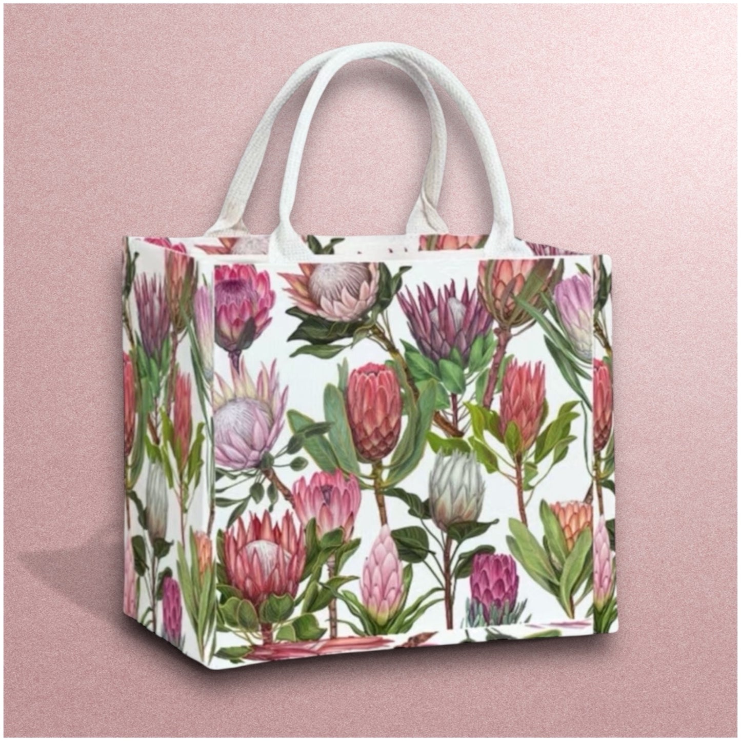 Protea Bloom Shopper Bag – South Africa’s Iconic Floral Tote