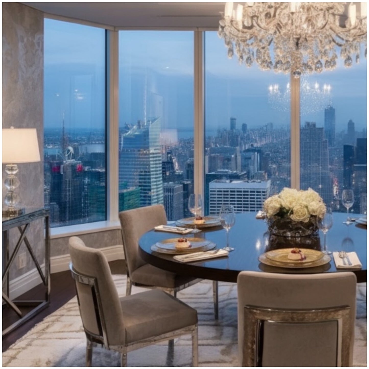 Luxury Shimmer Gold Glass Dinner Plates – 27 cm & 33 cm Set | Elegant Textured Finish for Modern Dining & Entertaining