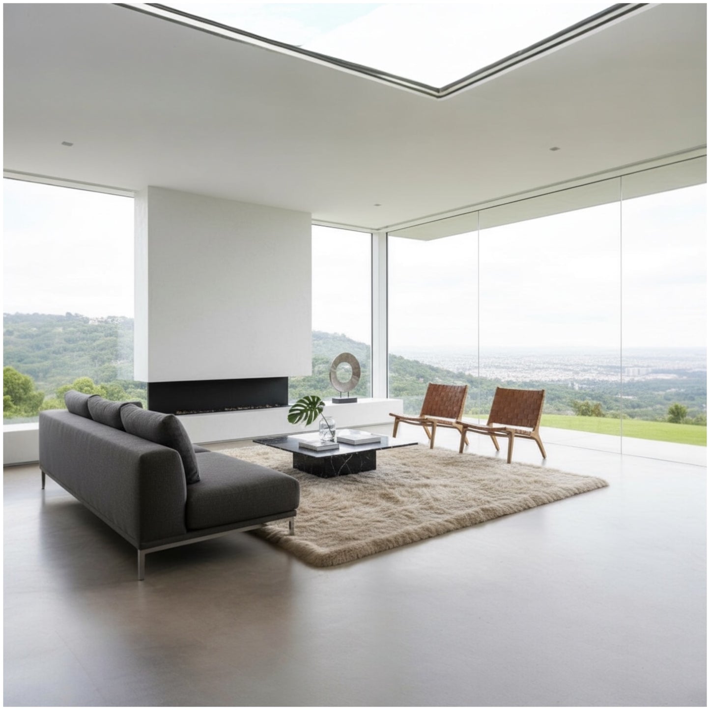 Luxury Fluffy Area Rug – 120 × 180 cm | Plush Faux Fur with Suede Backing