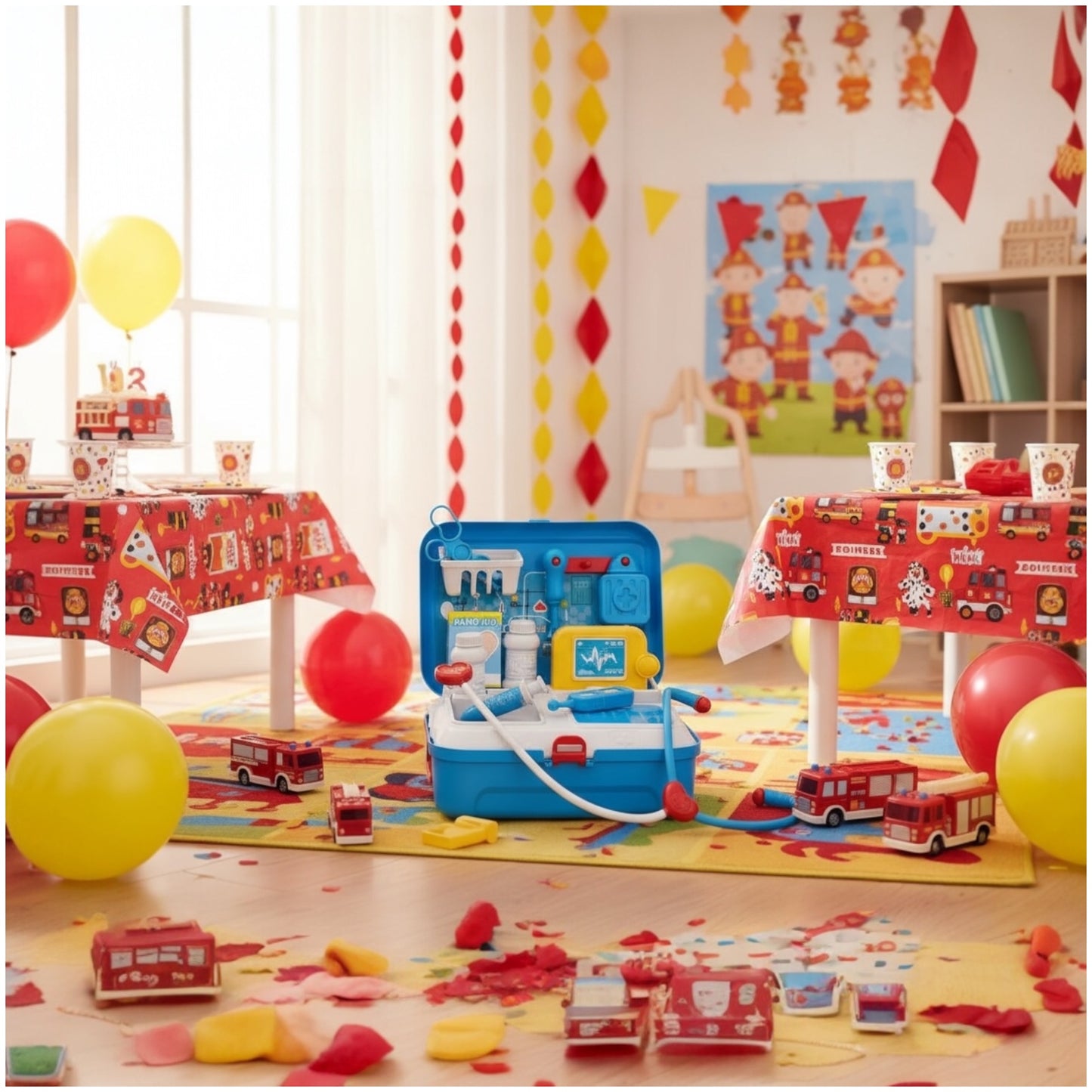 Kids Roleplay Doctor Playset – 17-Piece Medical Backpack Kit