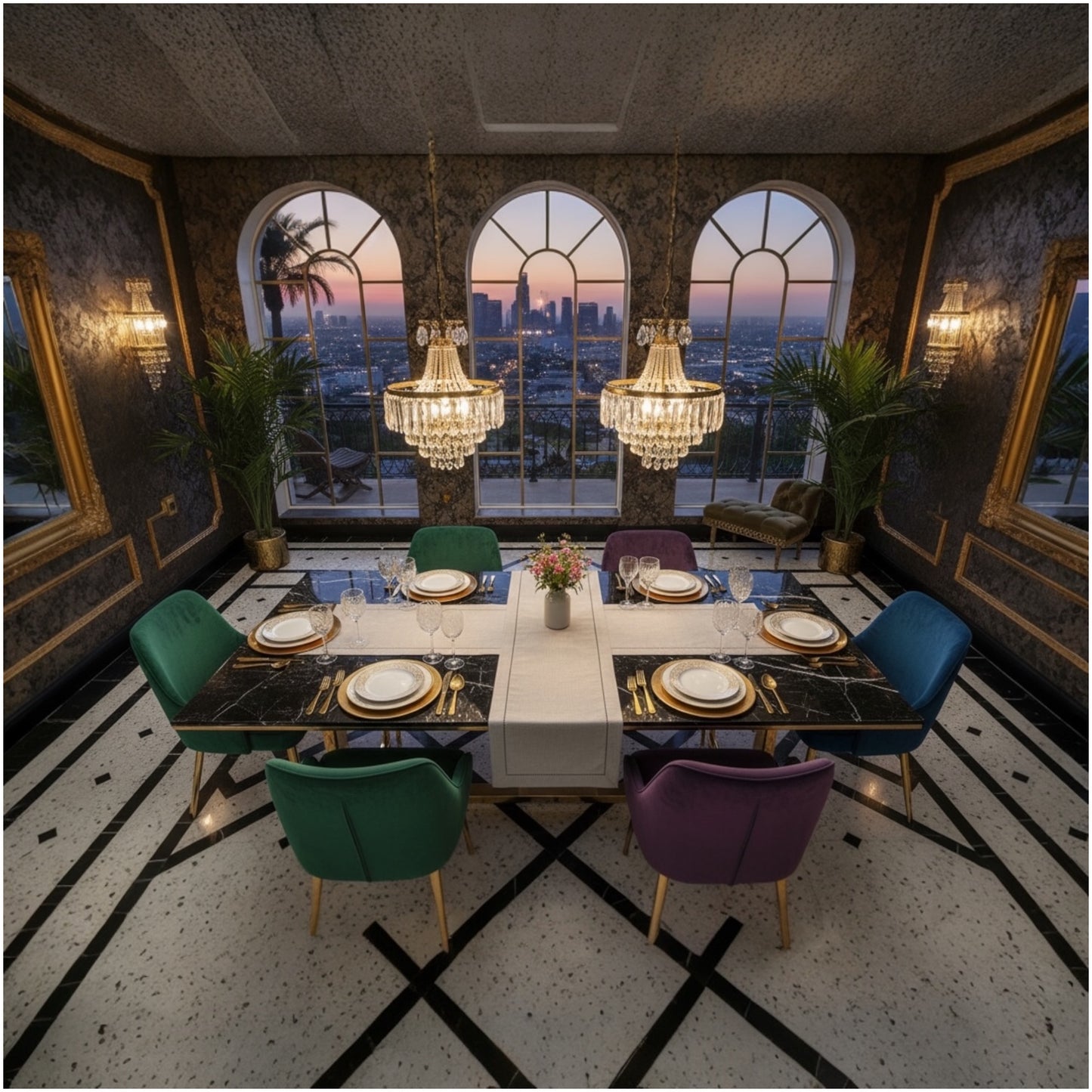 Elegant Linen-Look Grey Table Runner – 180 × 40 cm