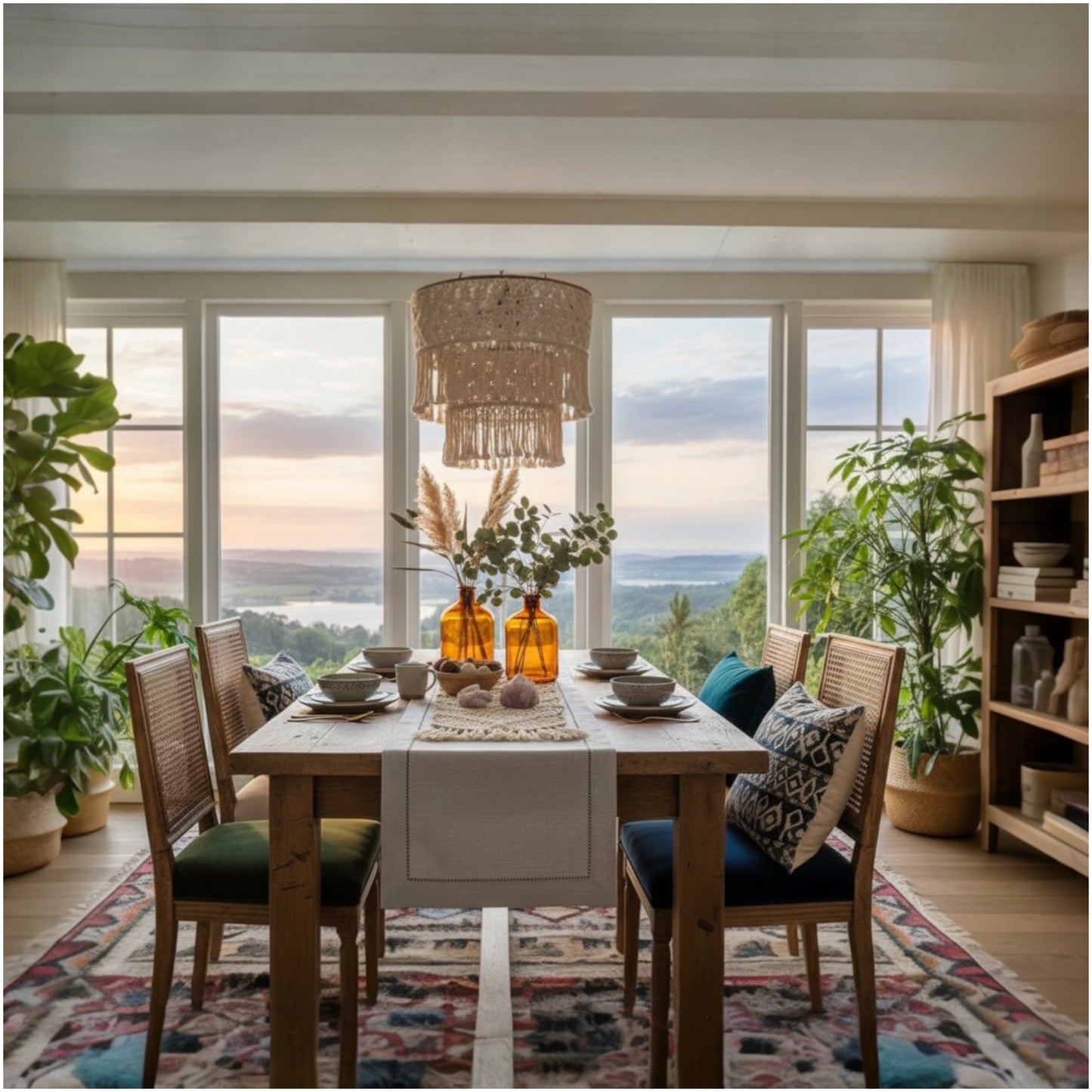 Elegant Linen-Look Grey Table Runner – 180 × 40 cm