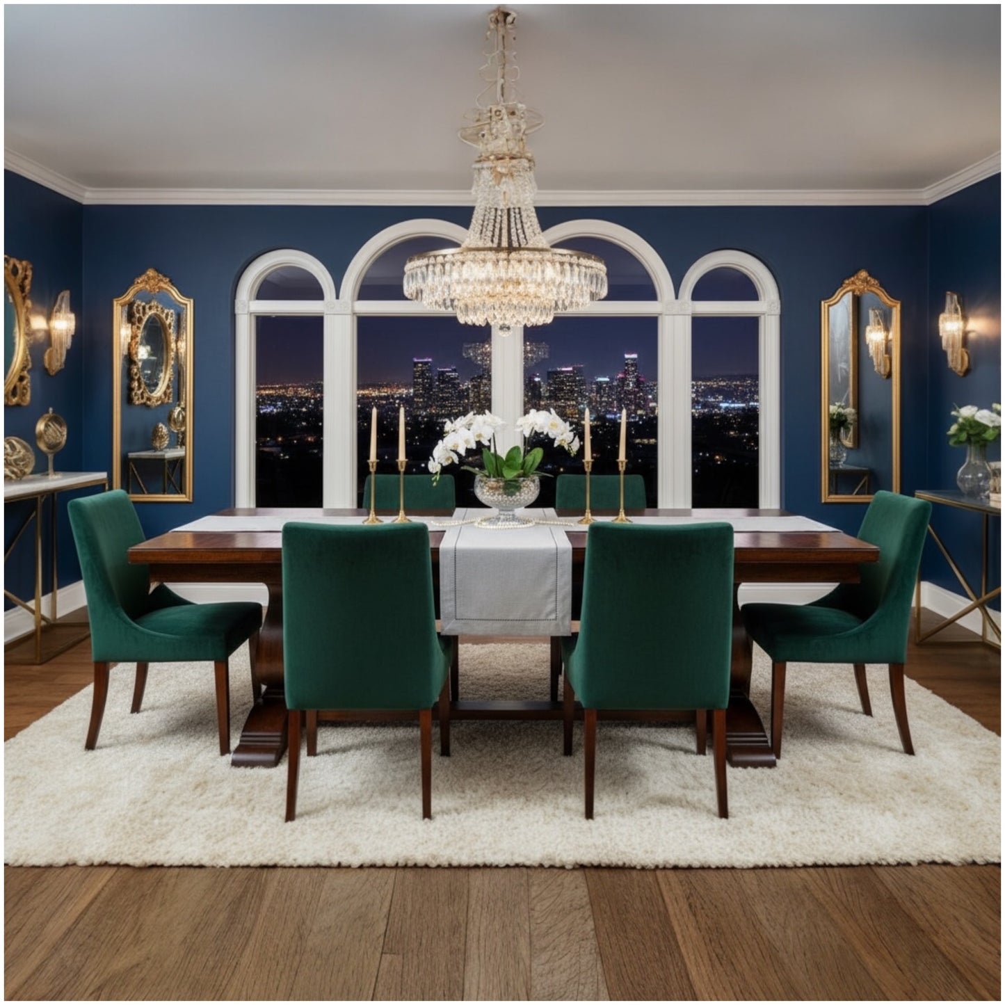 Elegant Linen-Look Grey Table Runner – 180 × 40 cm