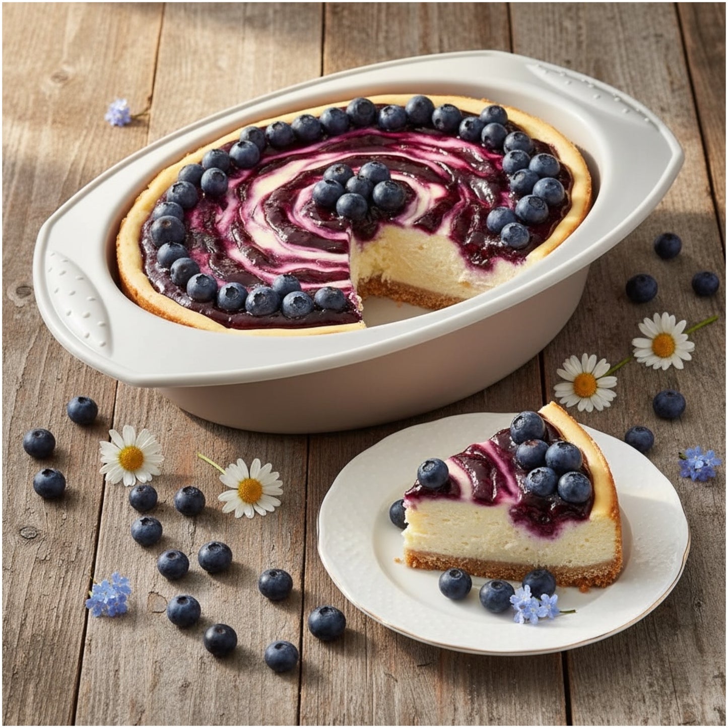 Silicone Baking Mold –21 cm (Premium Oval Bakeware for Cakes & Cheesecakes)