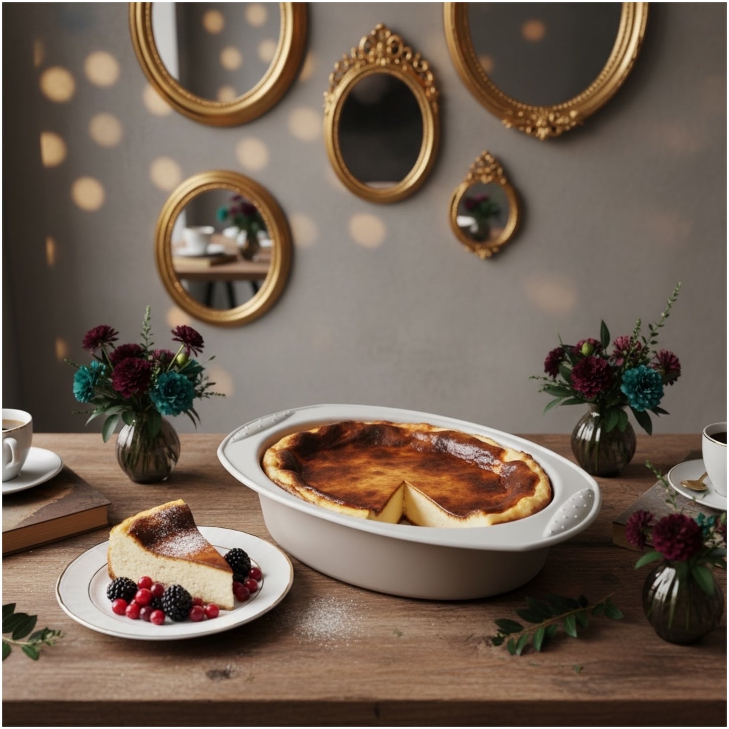 Silicone Baking Mold –21 cm (Premium Oval Bakeware for Cakes & Cheesecakes)