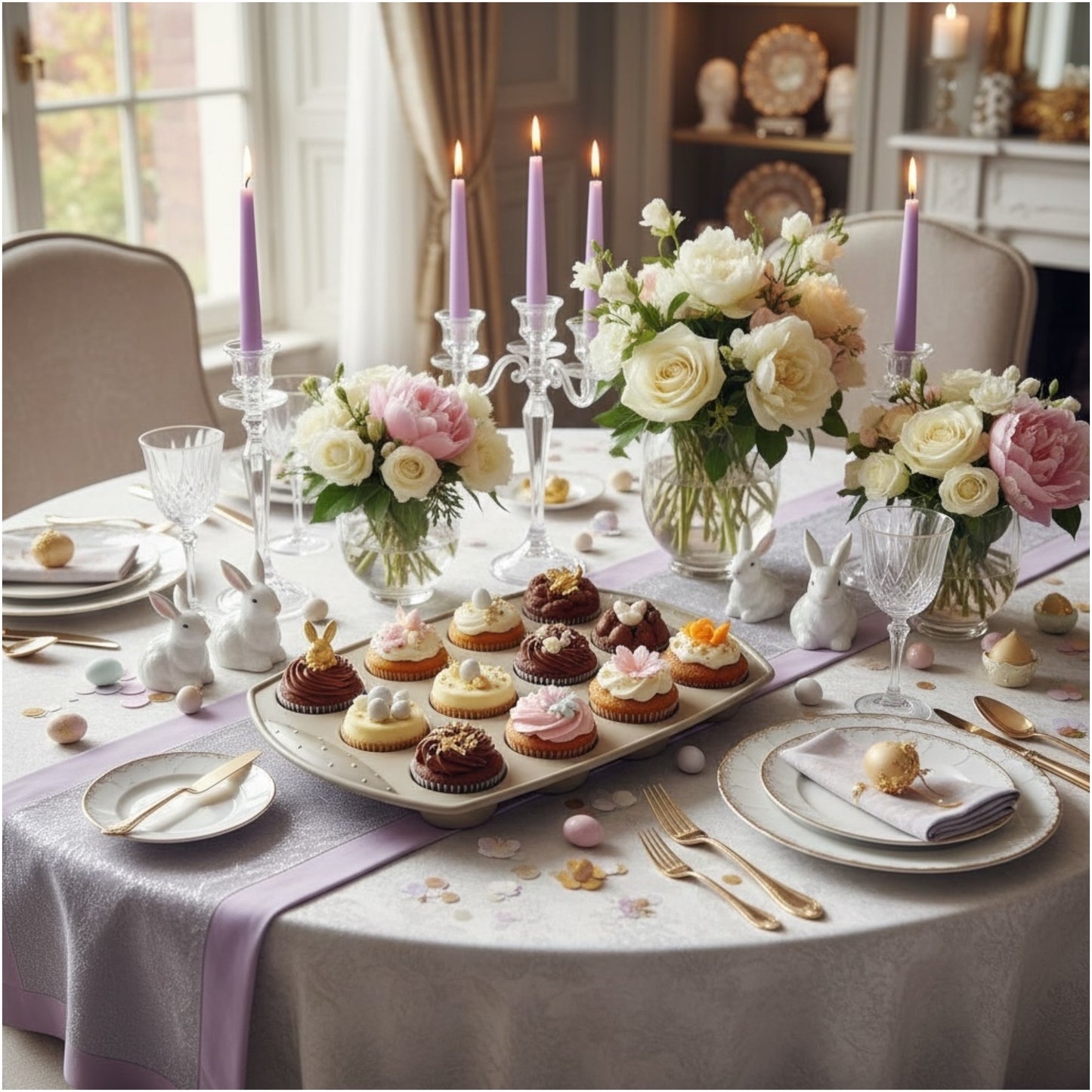 Essential Silicone Cupcake & Muffin Baking Mould – 12 Cup | Grey |Non-Stick