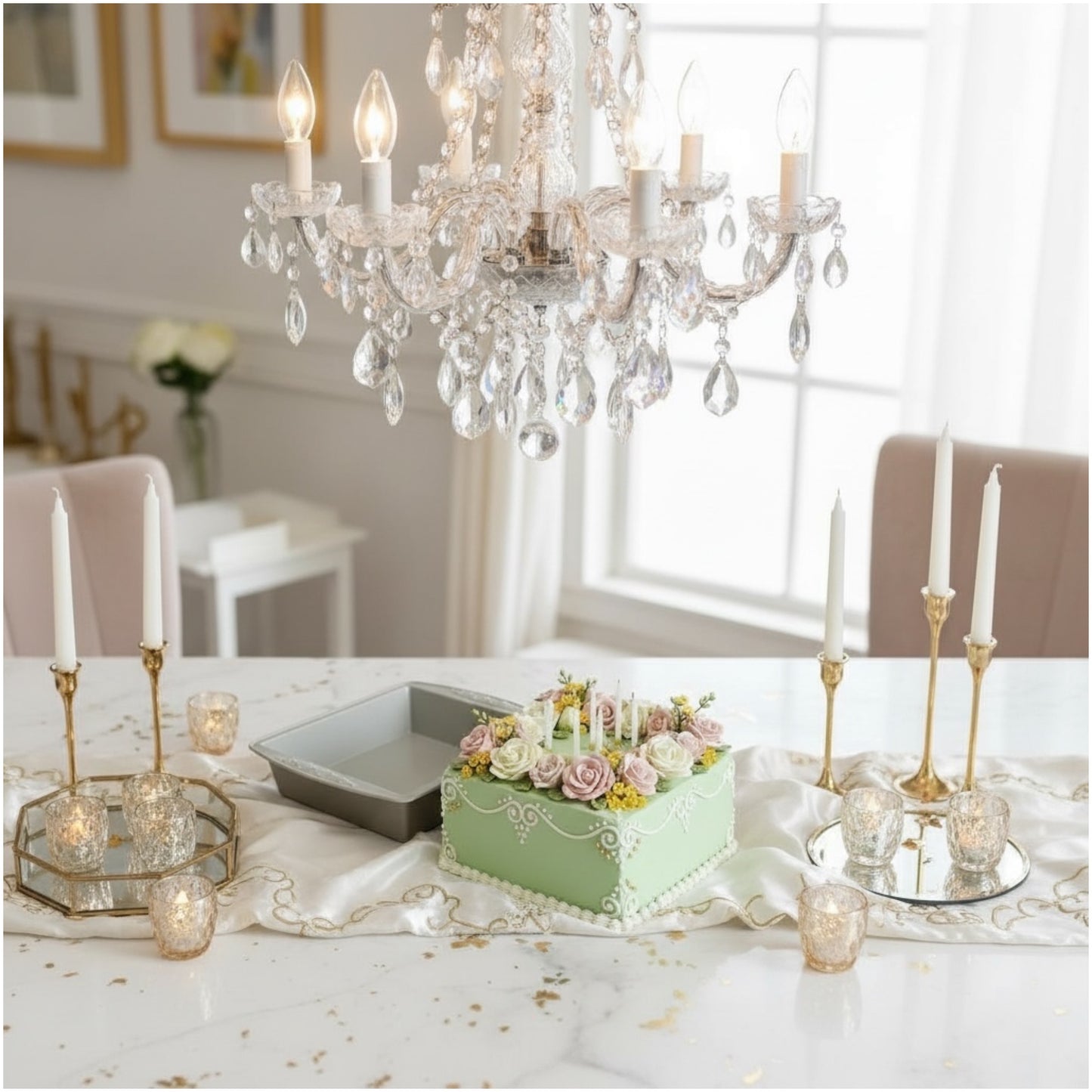 Premium Grey Silicone Baking Pan – 26 × 24.5 × 5 cm (Non-Stick & Heat-Resistant)