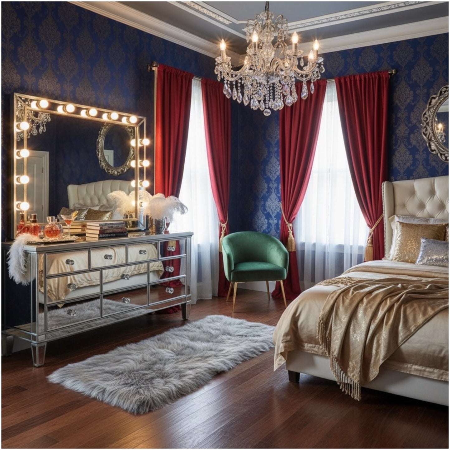 Luxury Fluffy Grey Rug – Ultra Soft 60×150cm Faux Fur Carpet for Home Decor