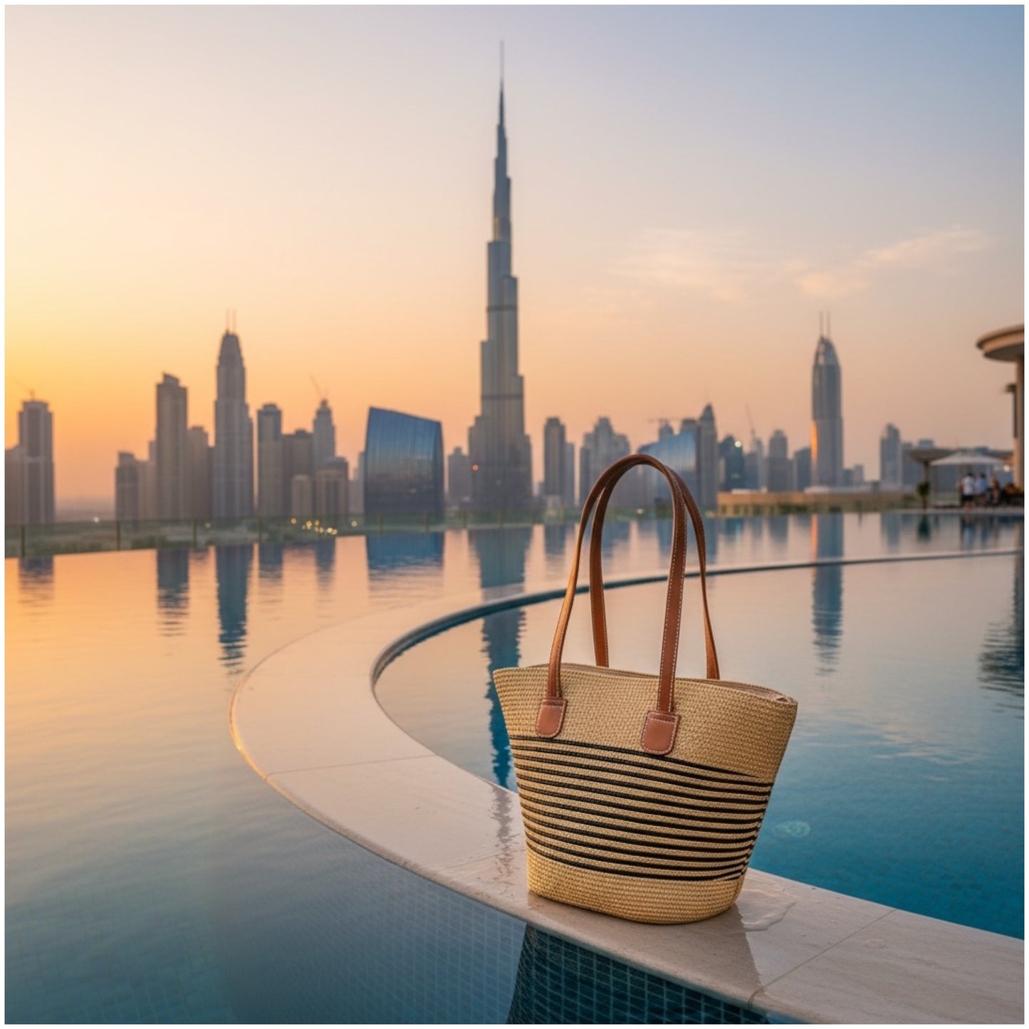 Striped Woven Tote Bag – Stylish, Lightweight and Everyday Luxury