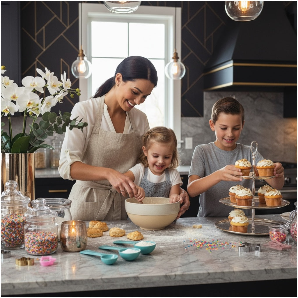 Essential 10 Piece Measuring Cups and Spoons Set- Baking and Cooking Tool