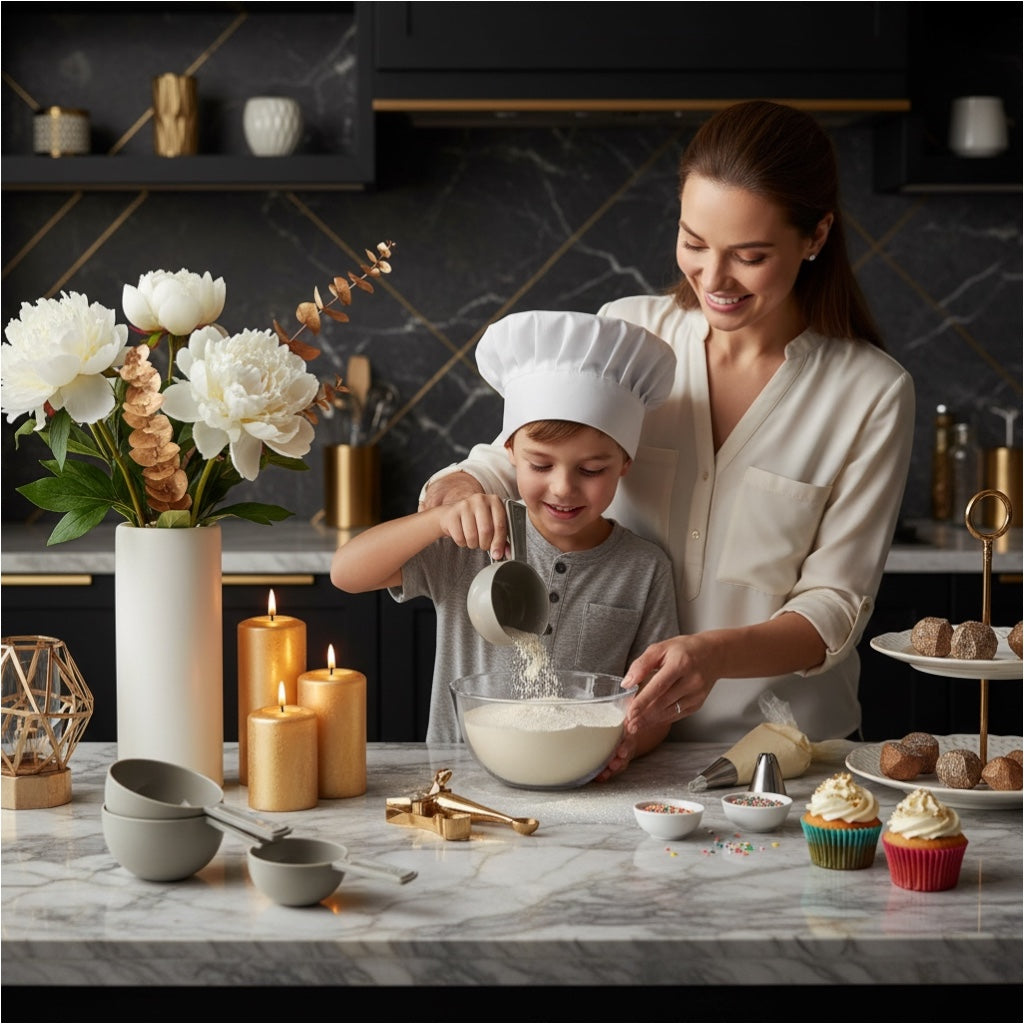 Essential 10 Piece Measuring Cups and Spoons Set- Baking and Cooking Tool