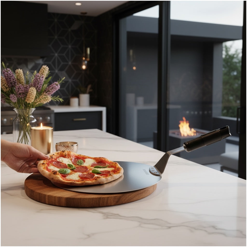 Essential Stainless Steel Cake Lifter and Pizza Turner – 49cm