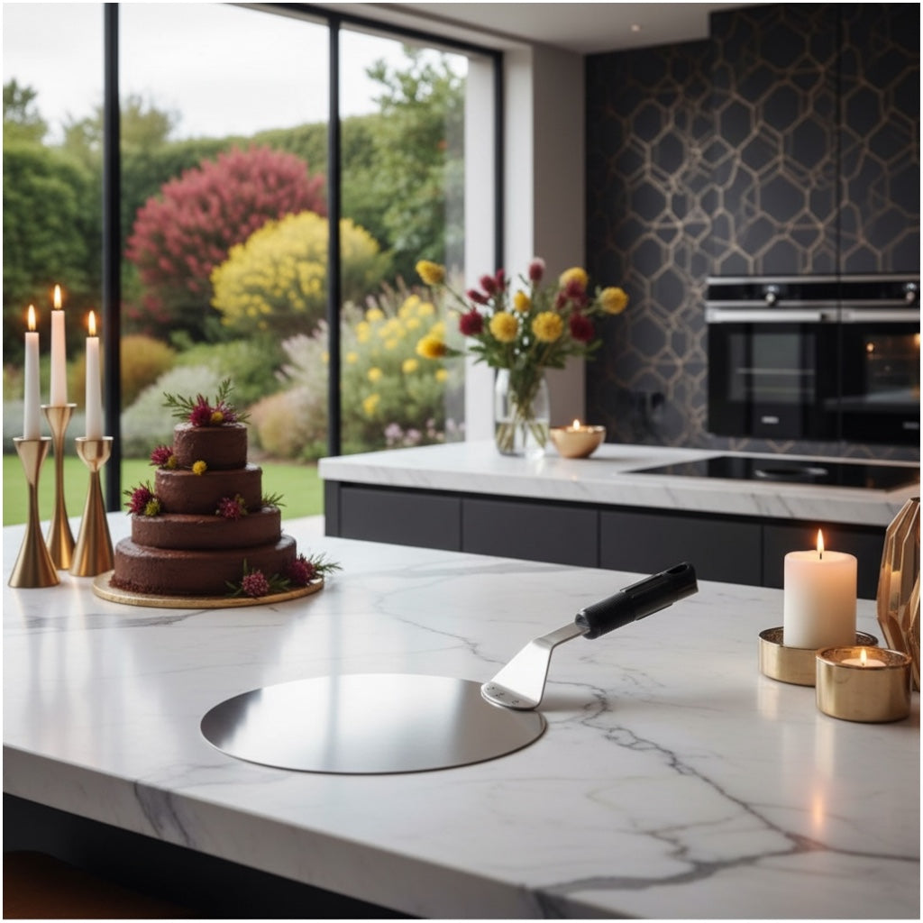 Essential Stainless Steel Cake Lifter and Pizza Turner – 49cm