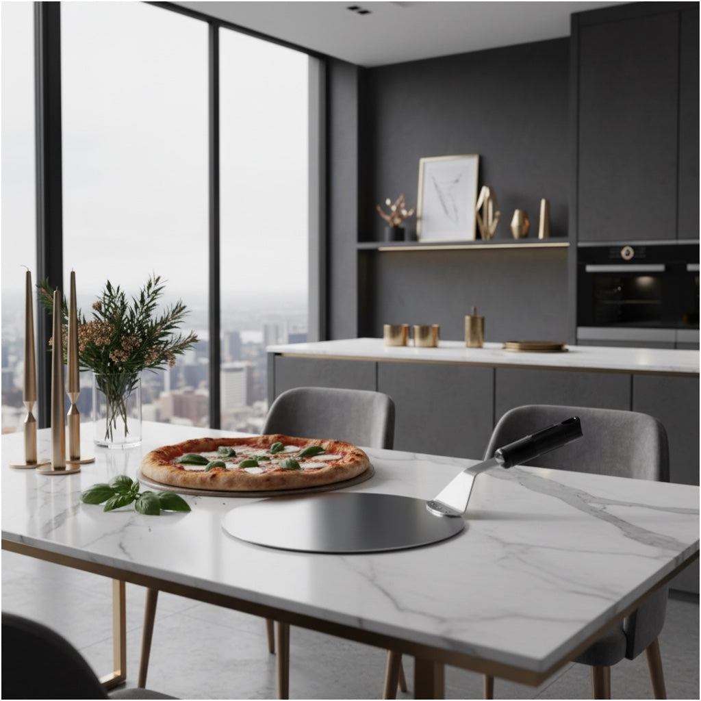 Essential Stainless Steel Cake Lifter and Pizza Turner – 49cm