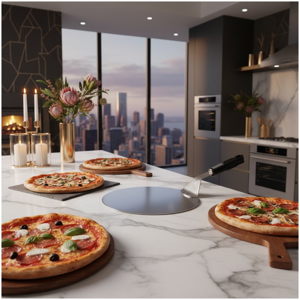 Essential Stainless Steel Cake Lifter and Pizza Turner – 49cm