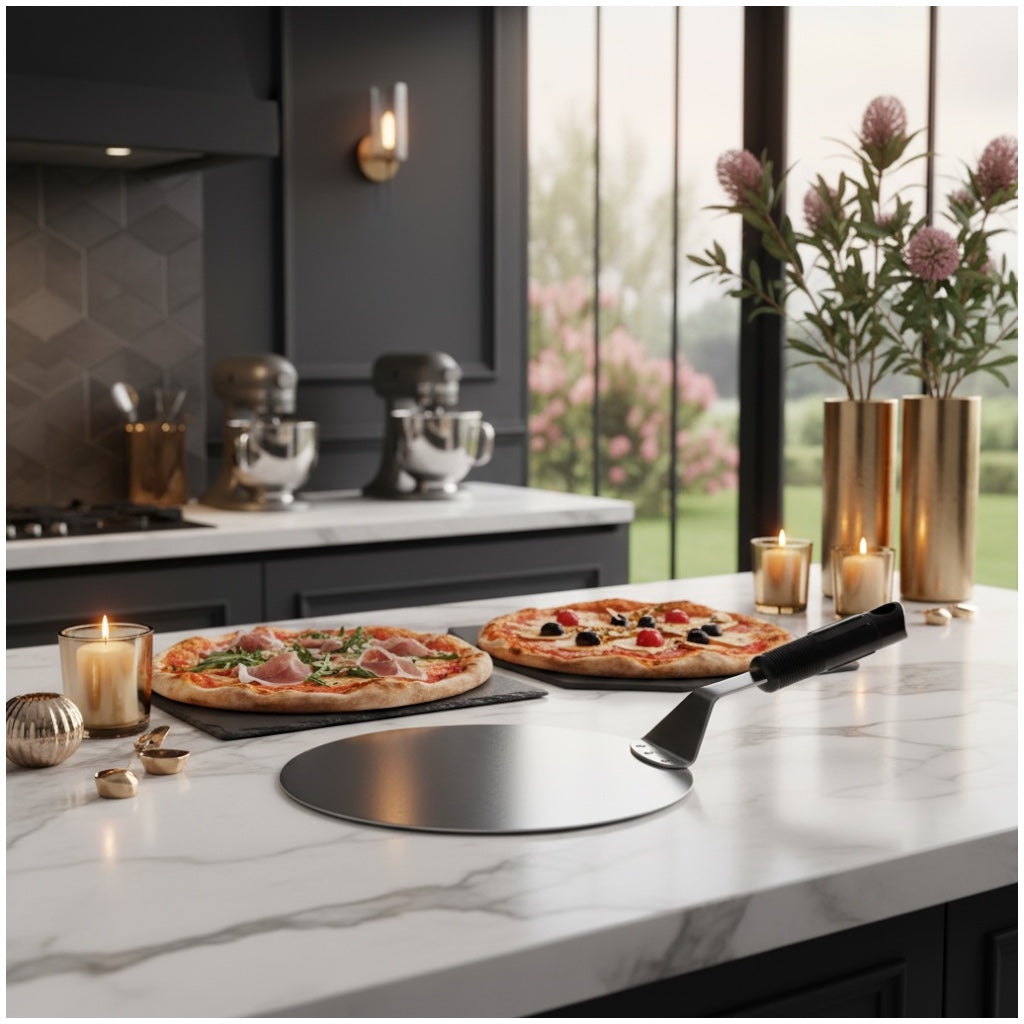 Essential Stainless Steel Cake Lifter and Pizza Turner – 49cm