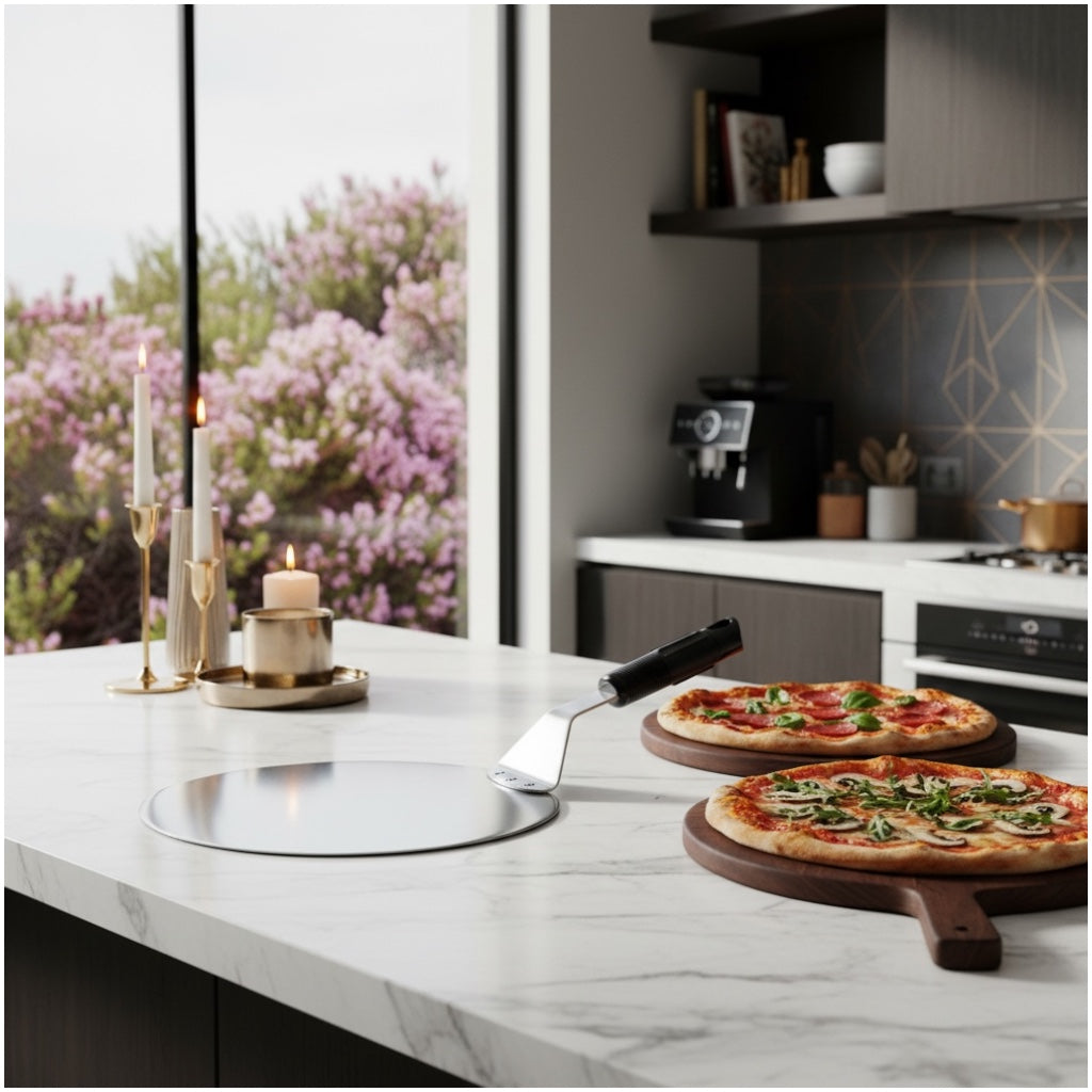 Essential Stainless Steel Cake Lifter and Pizza Turner – 49cm