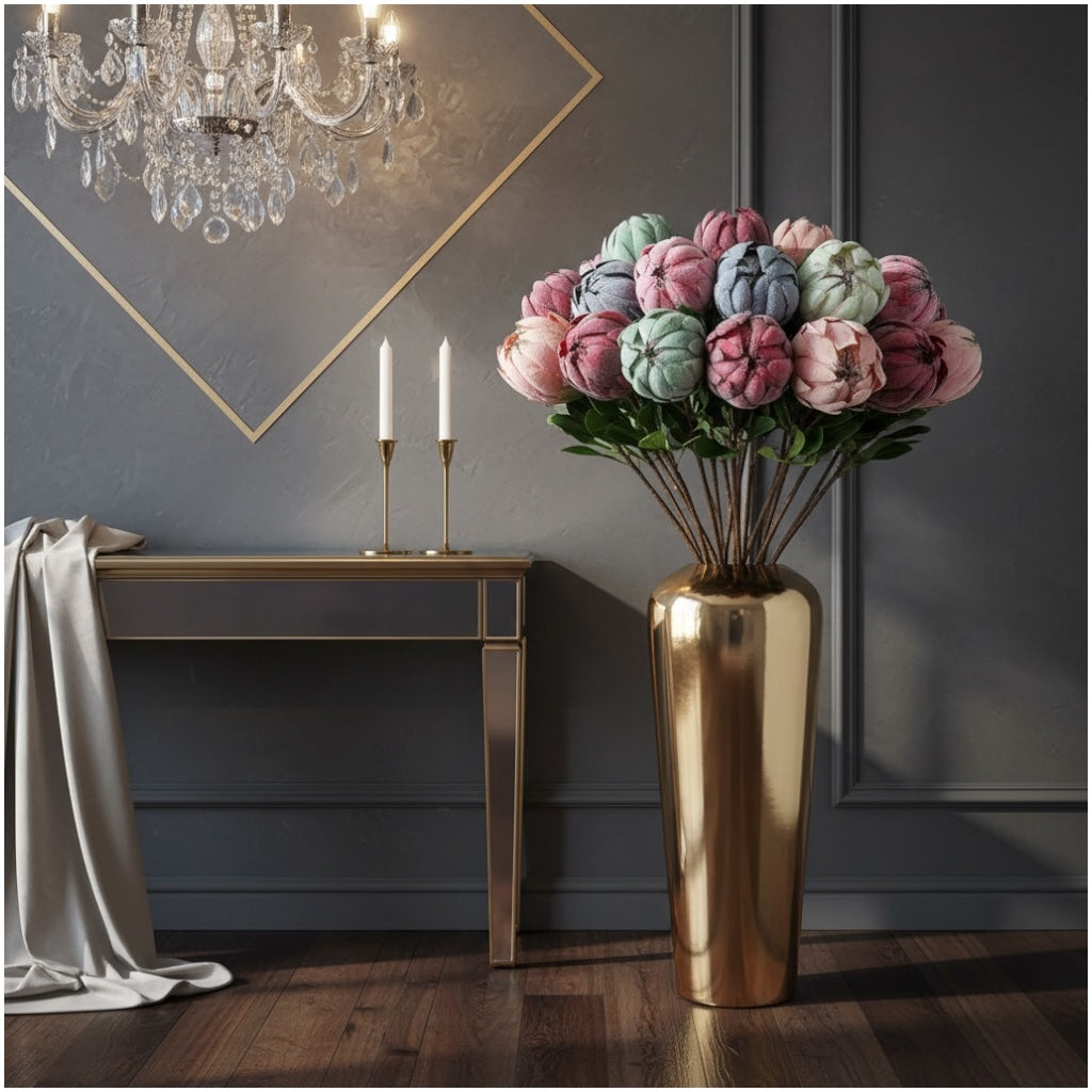 Protea Statement Bouquet – Luxury High End 12-Stem Decorative Arrangement