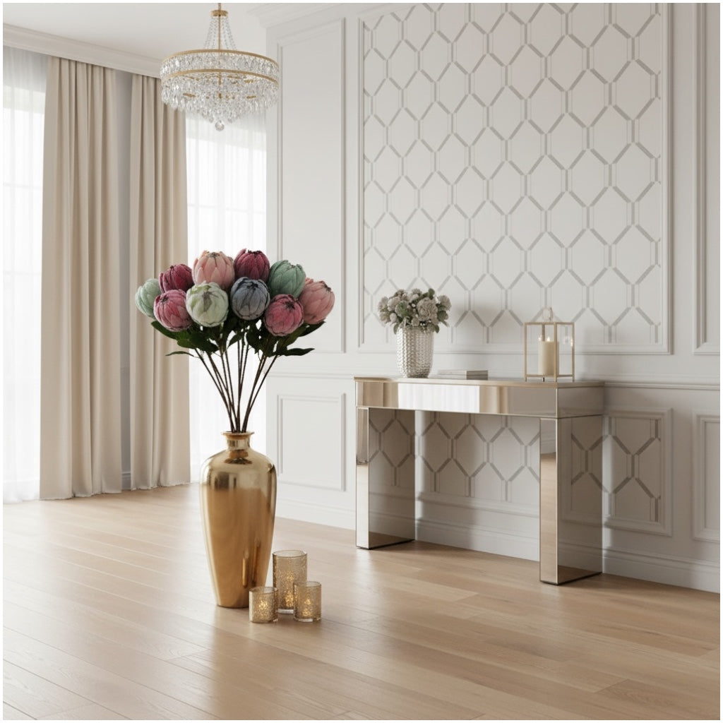 Protea Statement Bouquet – Luxury High End 12-Stem Decorative Arrangement