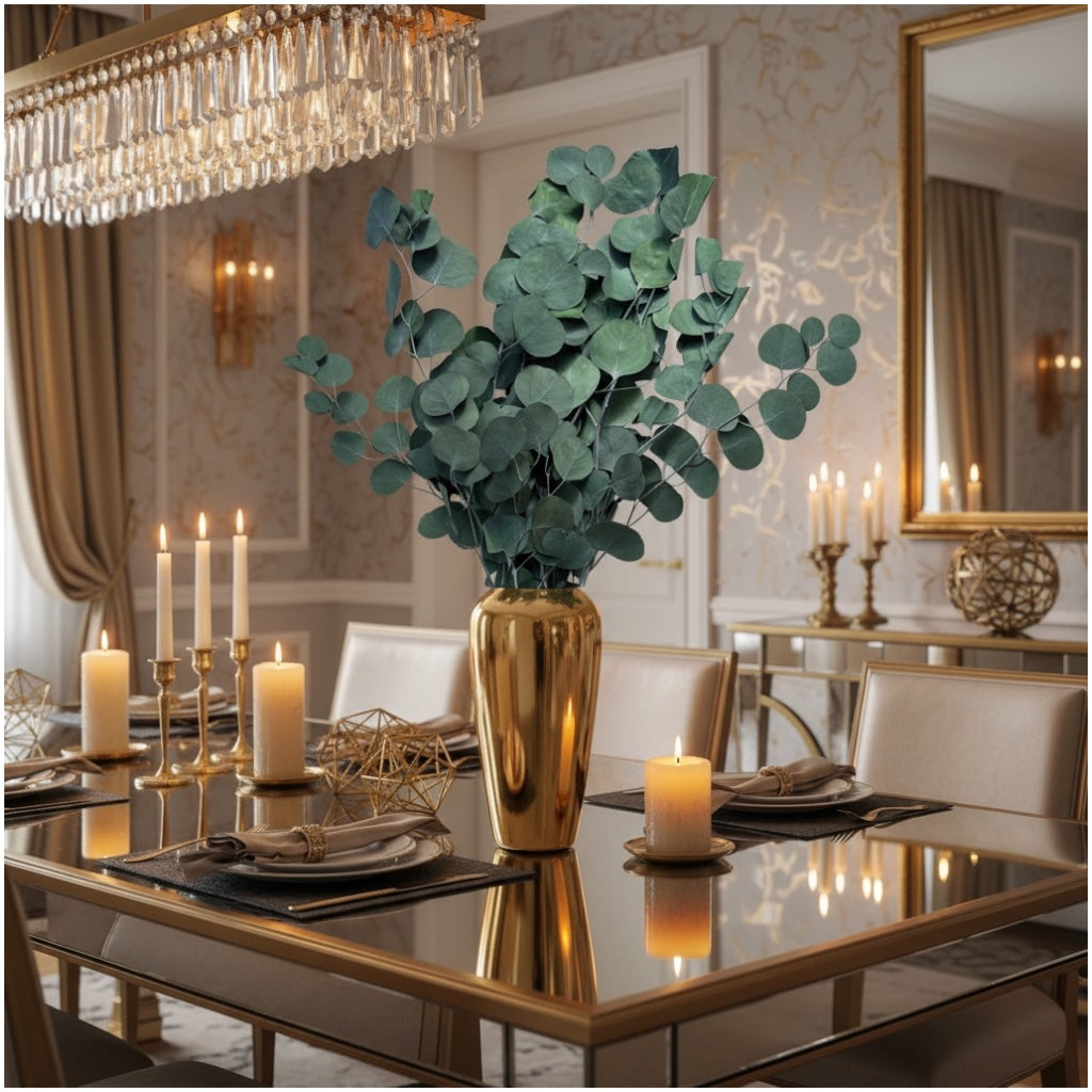 Elegant Dried Eucalyptus Stems – 60 cm Natural Preserved Greenery