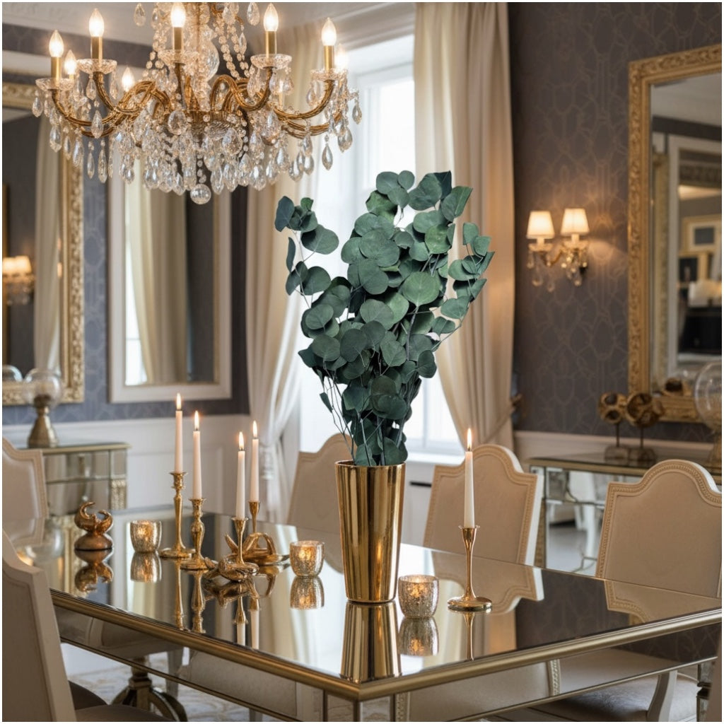 Elegant Dried Eucalyptus Stems – 60 cm Natural Preserved Greenery