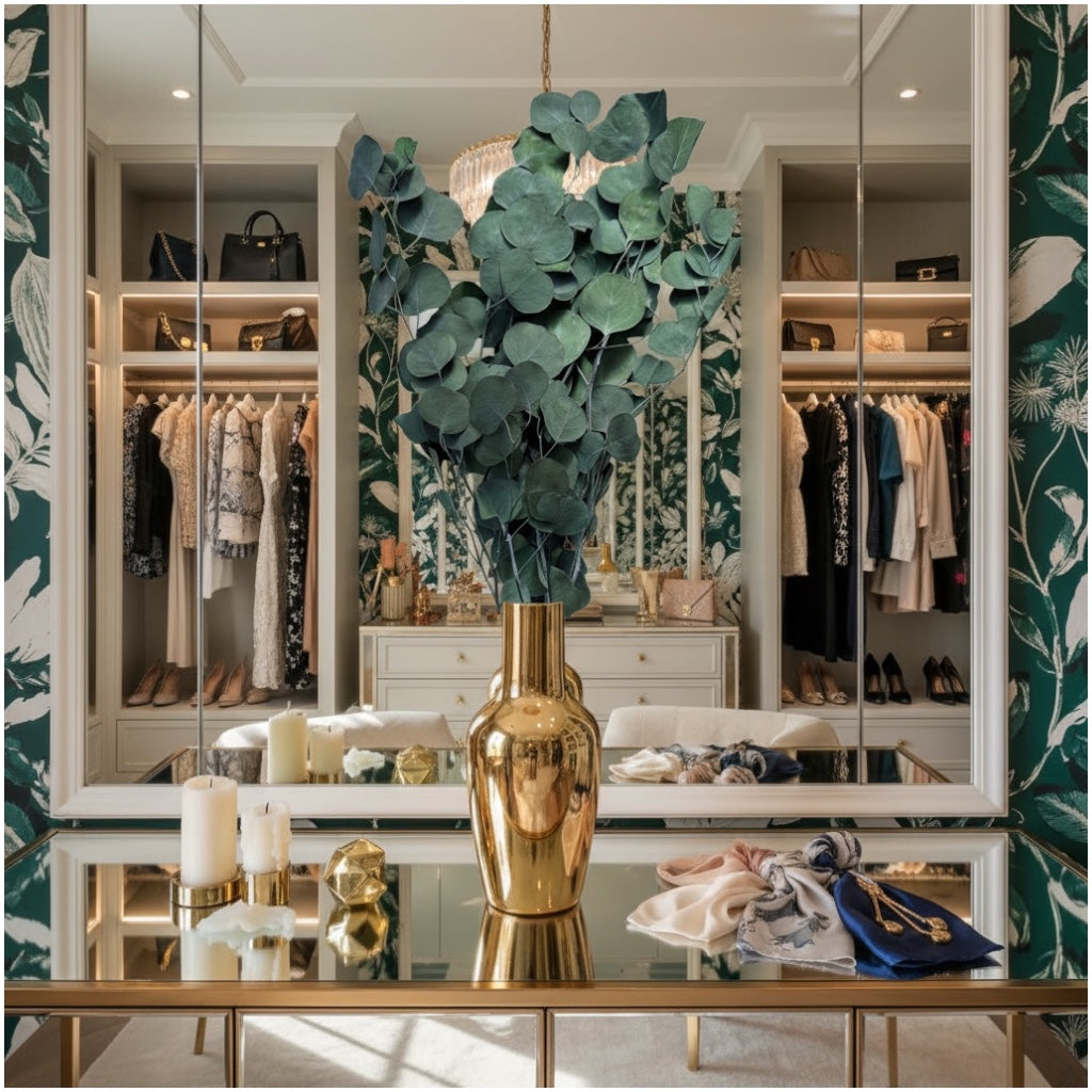 Elegant Dried Eucalyptus Stems – 60 cm Natural Preserved Greenery