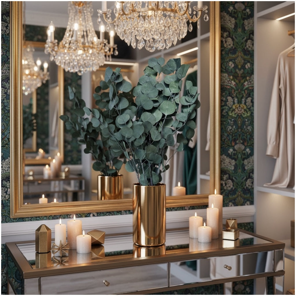 Elegant Dried Eucalyptus Stems – 60 cm Natural Preserved Greenery