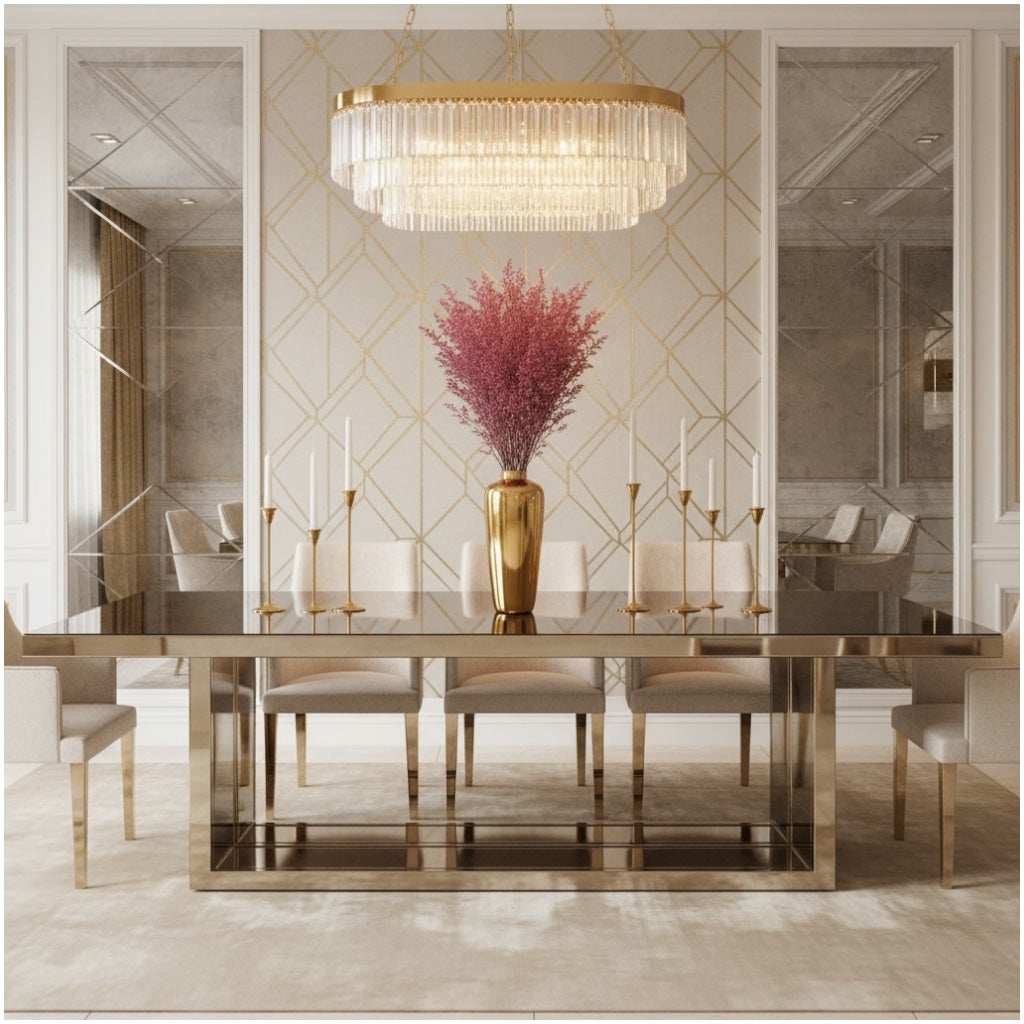 Preserved Elegant Caspia Stems – Dried Natural Floral Bouquet 80cm – Maroon