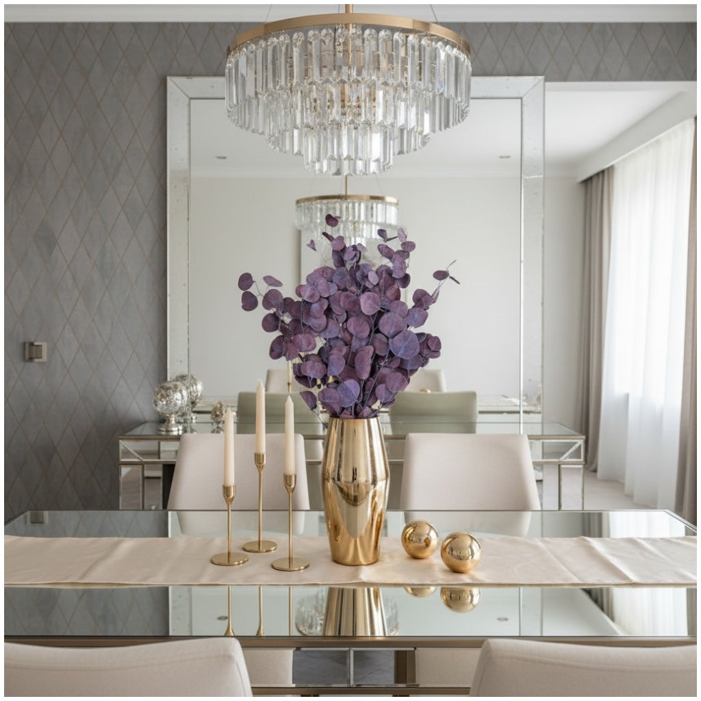 Preserved Dried Eucalyptus Stems – Natural Decorative Floral Bouquet 60cm